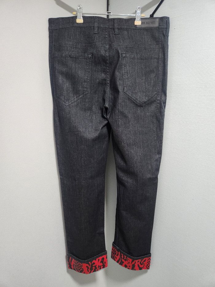 Neil Barrett Neil Barrett red Printed Cuff Jeans Size US 34 / EU 50 - 9 Thumbnail