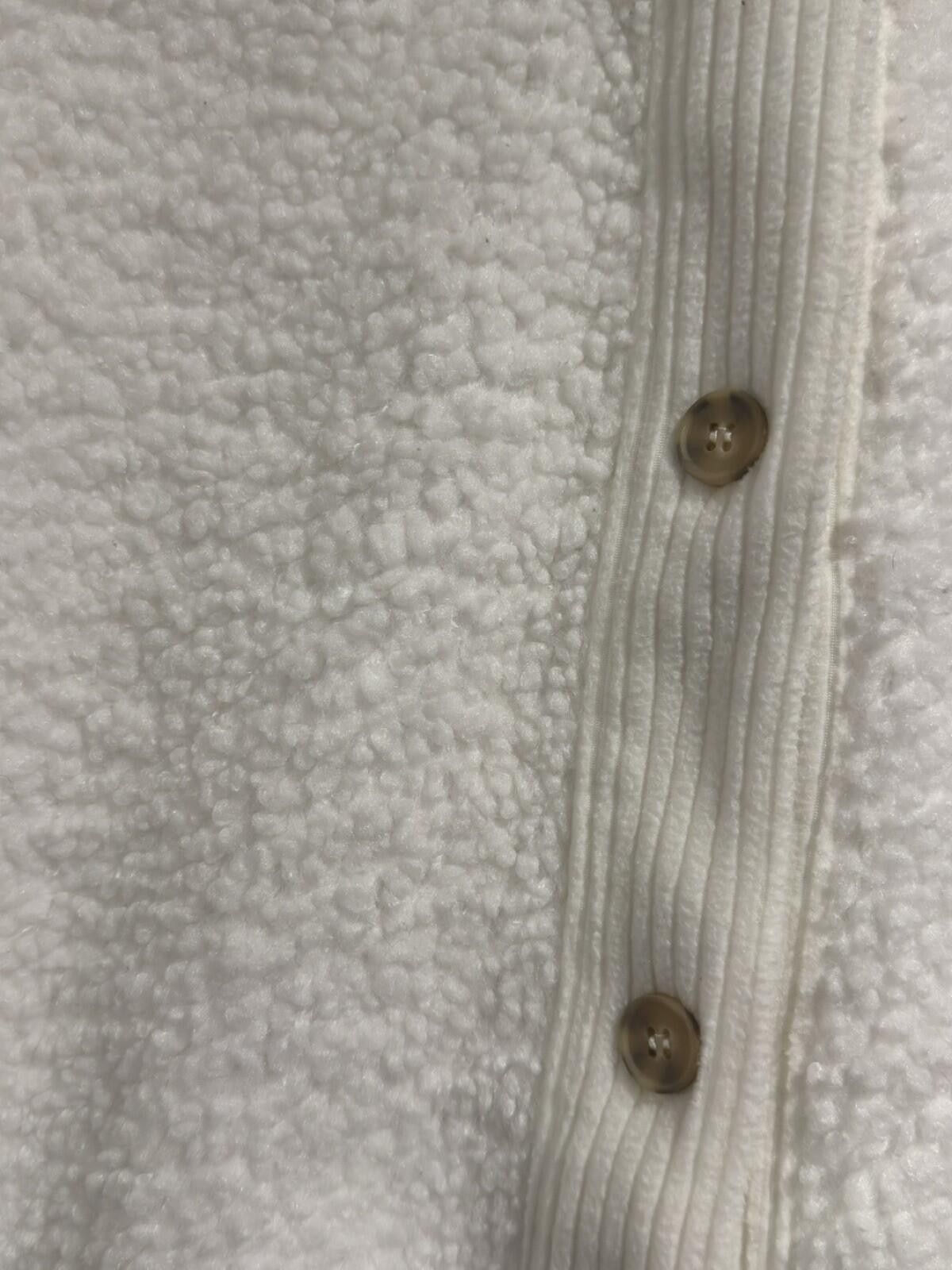 Other No Comment Contrast Sherpa Shacket Fleece Jacket Oversized Size L / US 10 / IT 46 - 12 Thumbnail