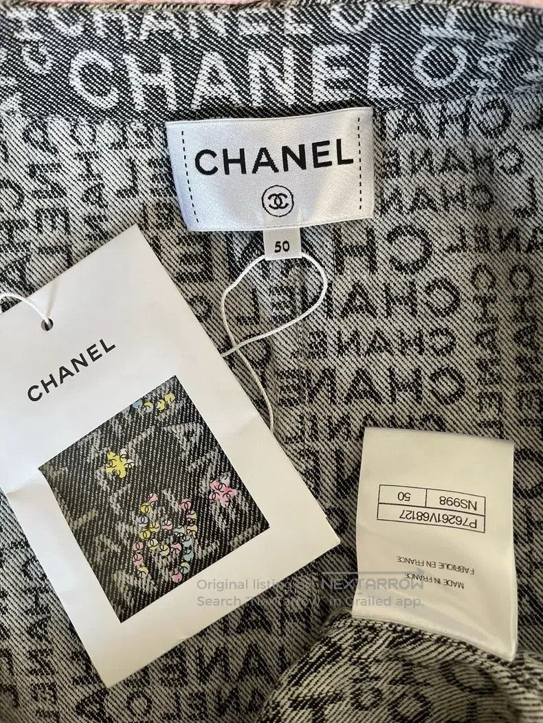 Chanel Chanel Early Spring Vacation Series 24c Grey Denim Full Lo Size XS / US 0-2 / IT 36-38 - 3 Thumbnail