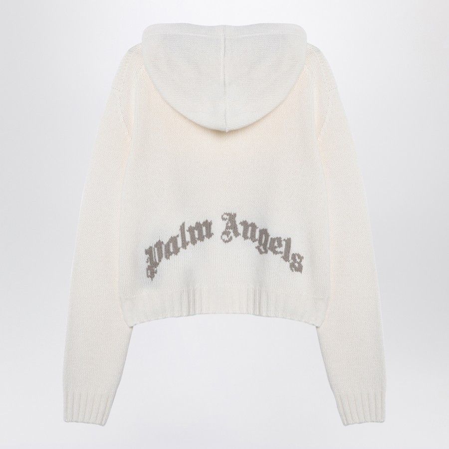 Palm Angels o1d2blof0924 Sweaters In White Size M / US 6-8 / IT 42-44 - 2 Thumbnail
