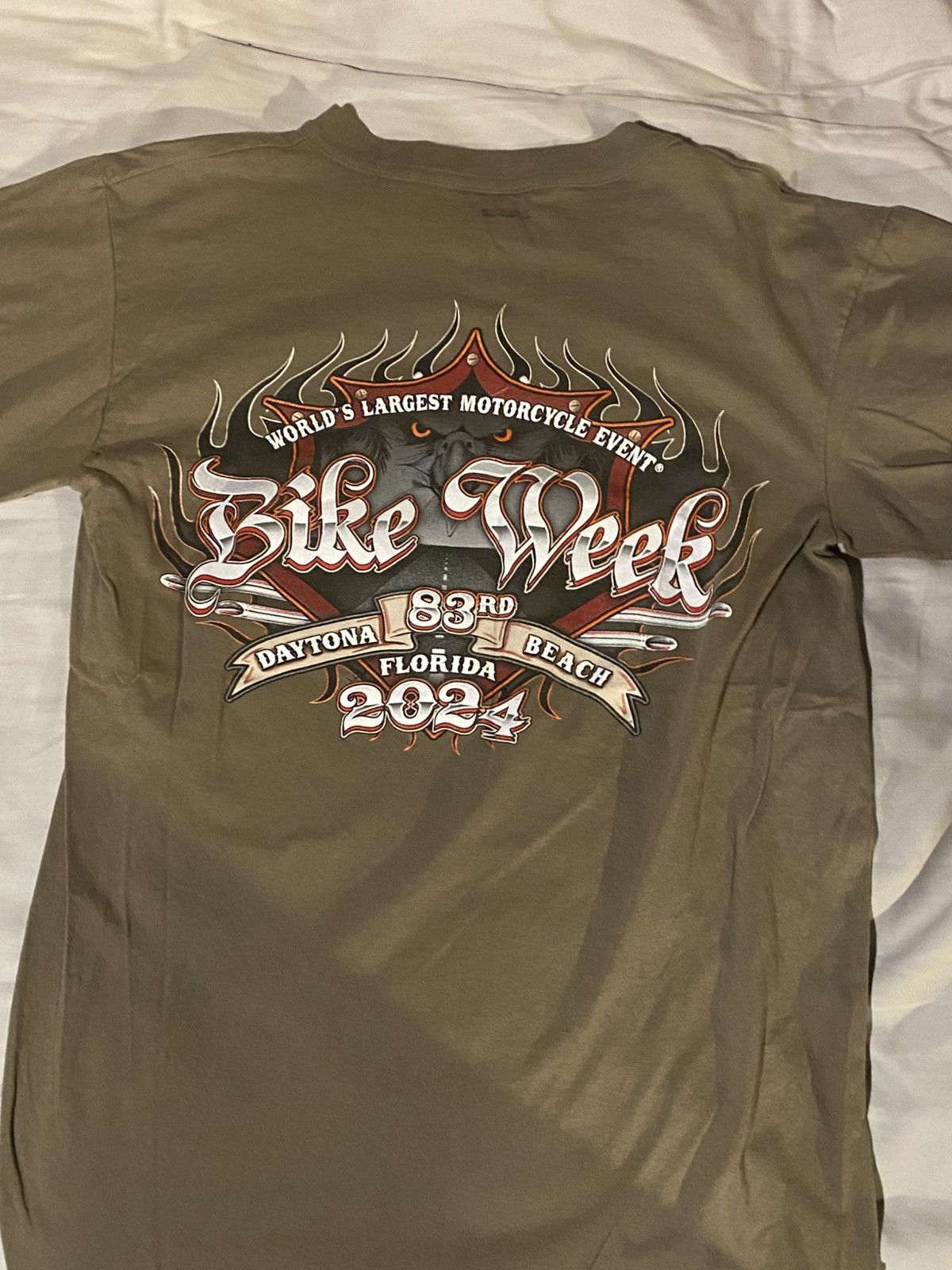 Soffe 2024 Daytona beach bike week 83rd annual t-shirt Size US M / EU 48-50 / 2 - 1 Thumbnail