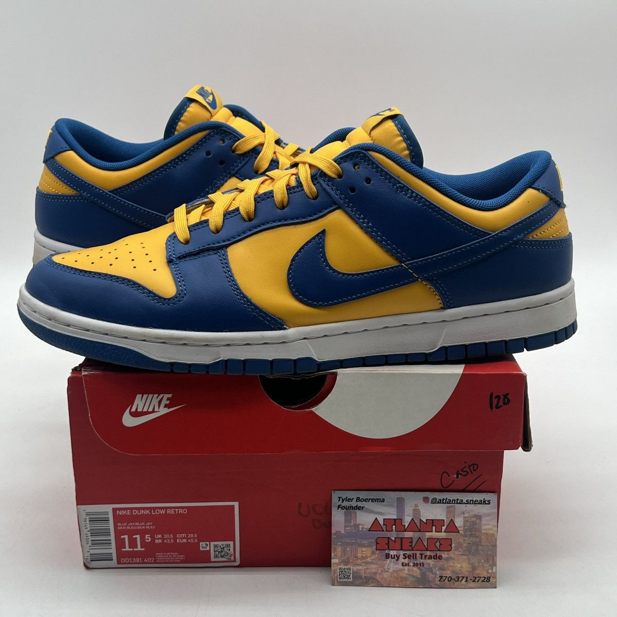 Nike Nike dunk low ucla Size US 11.5 / EU 44-45 - 1 Thumbnail