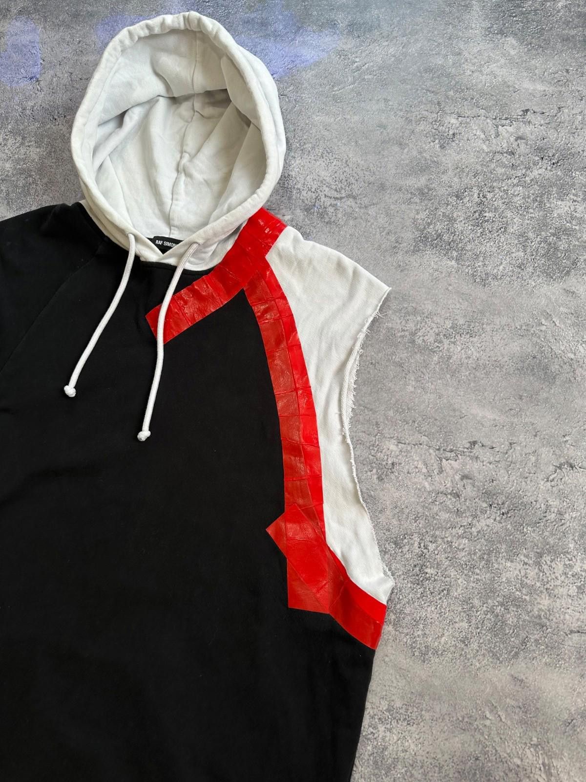 Raf Simons RAF Simons 17-18 AW Raw Edge Hoodie Sz XL Size US XL / EU 56 / 4 - 7 Thumbnail