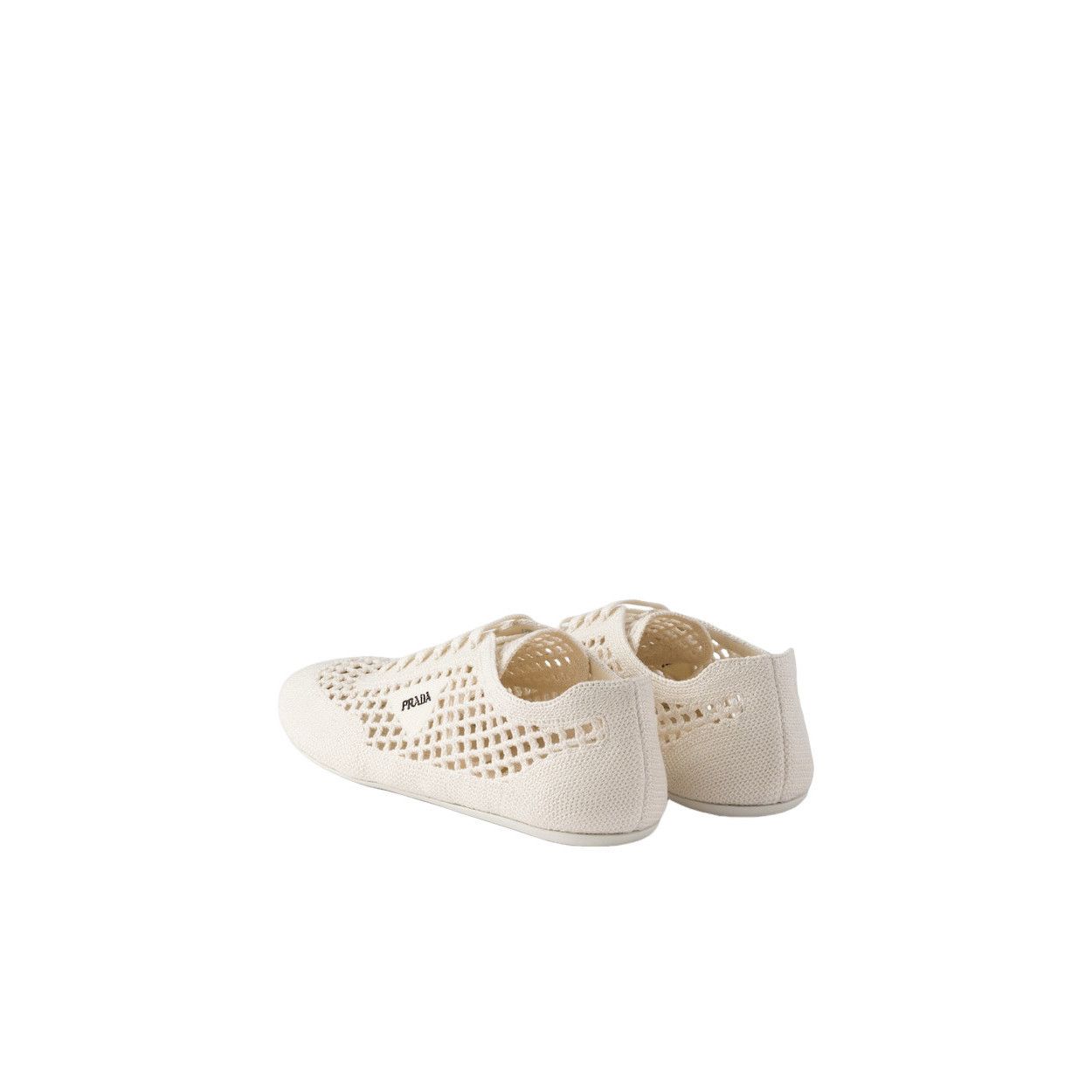 Prada PRADA Collapse $1290 Ivory Crochet Sneakers New & Authentic Size US 6 / IT 36 - 4 Thumbnail