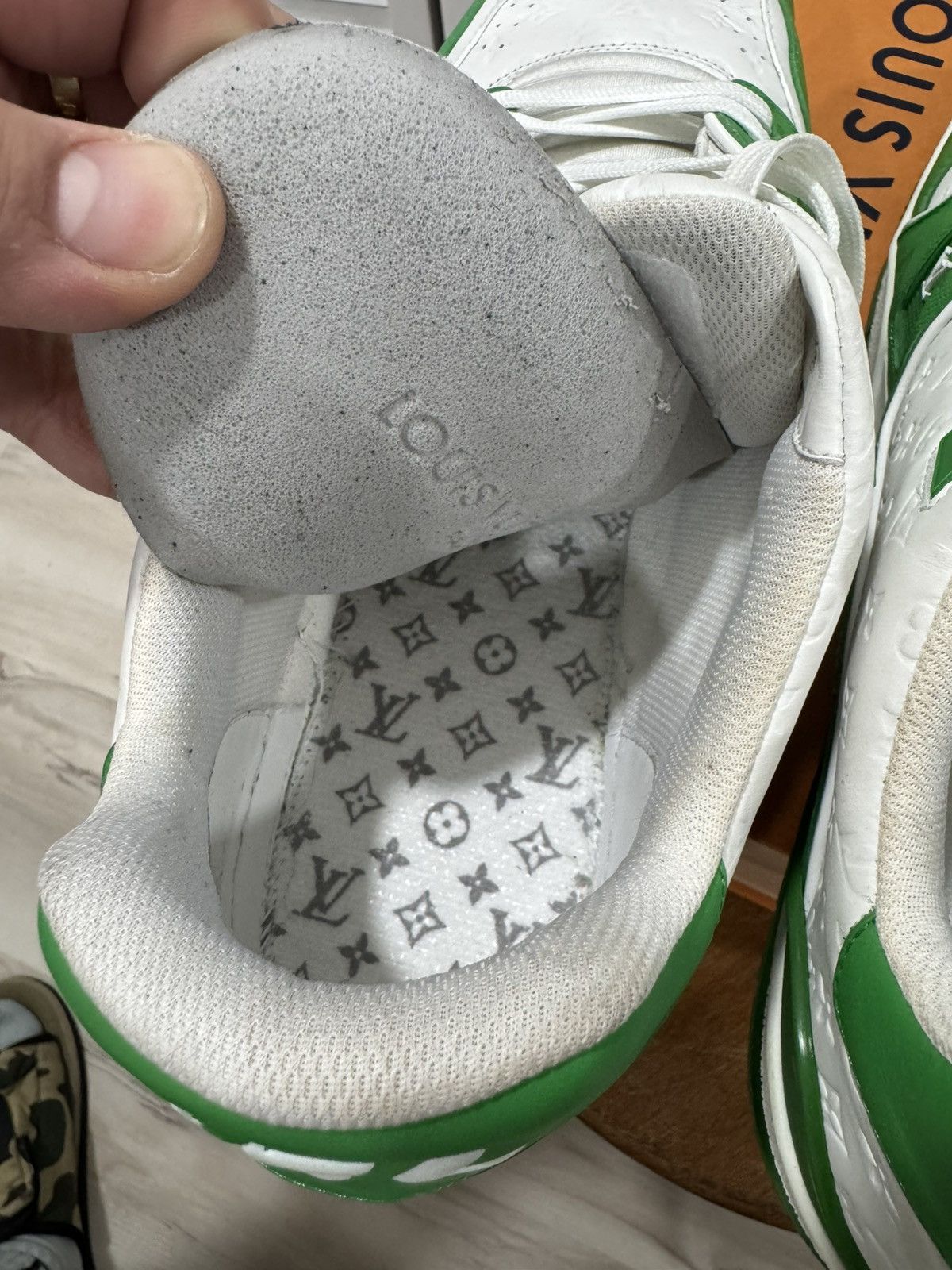 Louis Vuitton Louis Vuitton Trainer #54 Mini Monogram (Green/White) Size US 11 / EU 44 - 9 Thumbnail