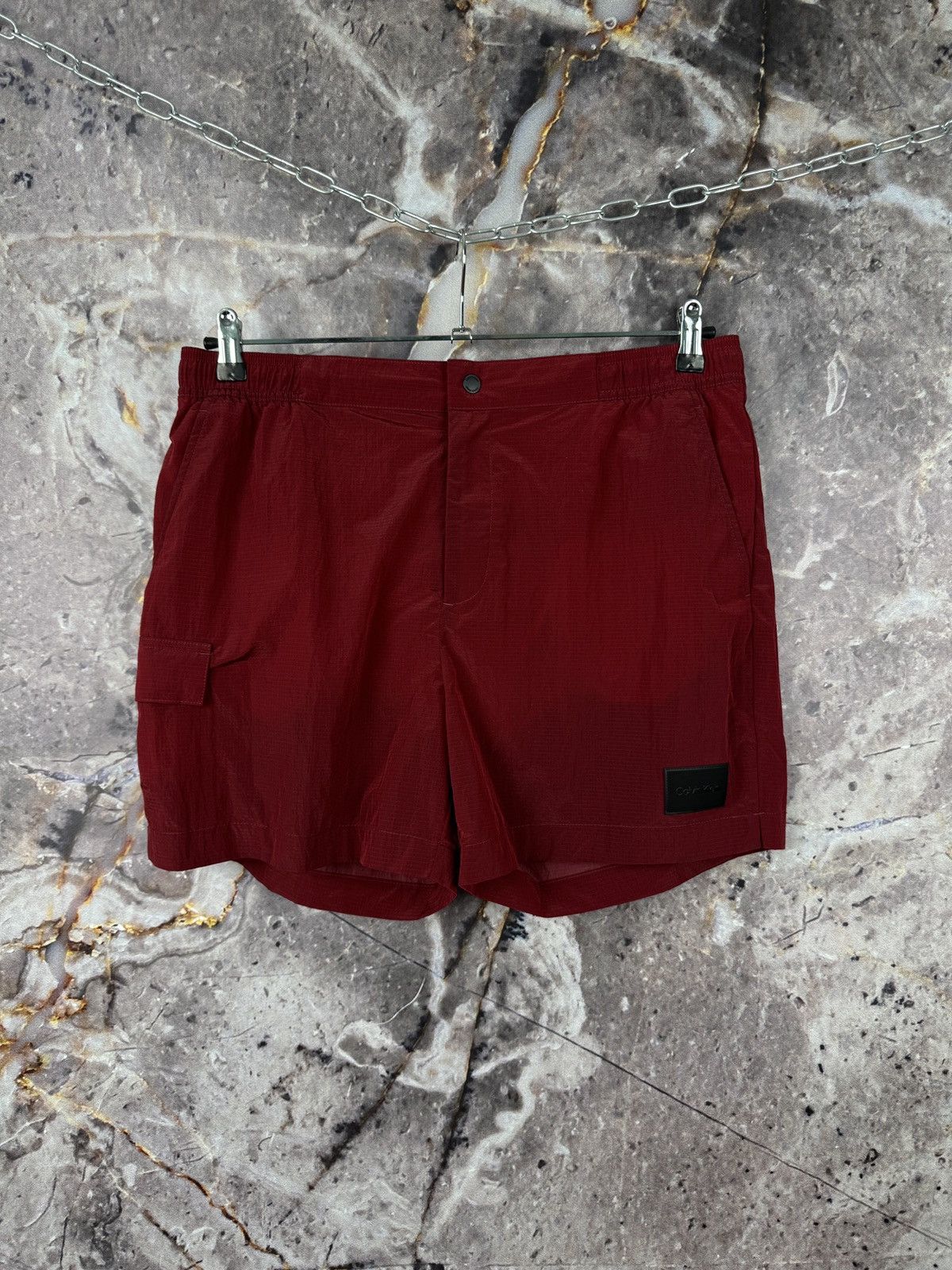 Tommy Hilfiger Men’s Calvin Klein Nylon Shorts Size Large Size US 36 / EU 52 - 1 Thumbnail