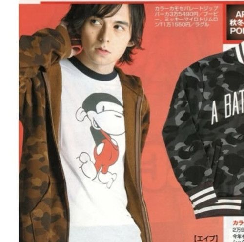 Bape 2007 Bape Baby Milo Parody Mickey Mouse Ringer Tee Size US M / EU 48-50 / 2 - 2 Thumbnail