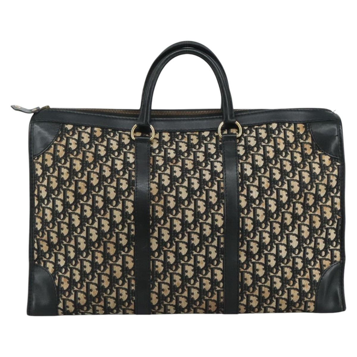 Dior DIOR Trotter Canvas Boston Bag Navy Size ONE SIZE - 2 Thumbnail