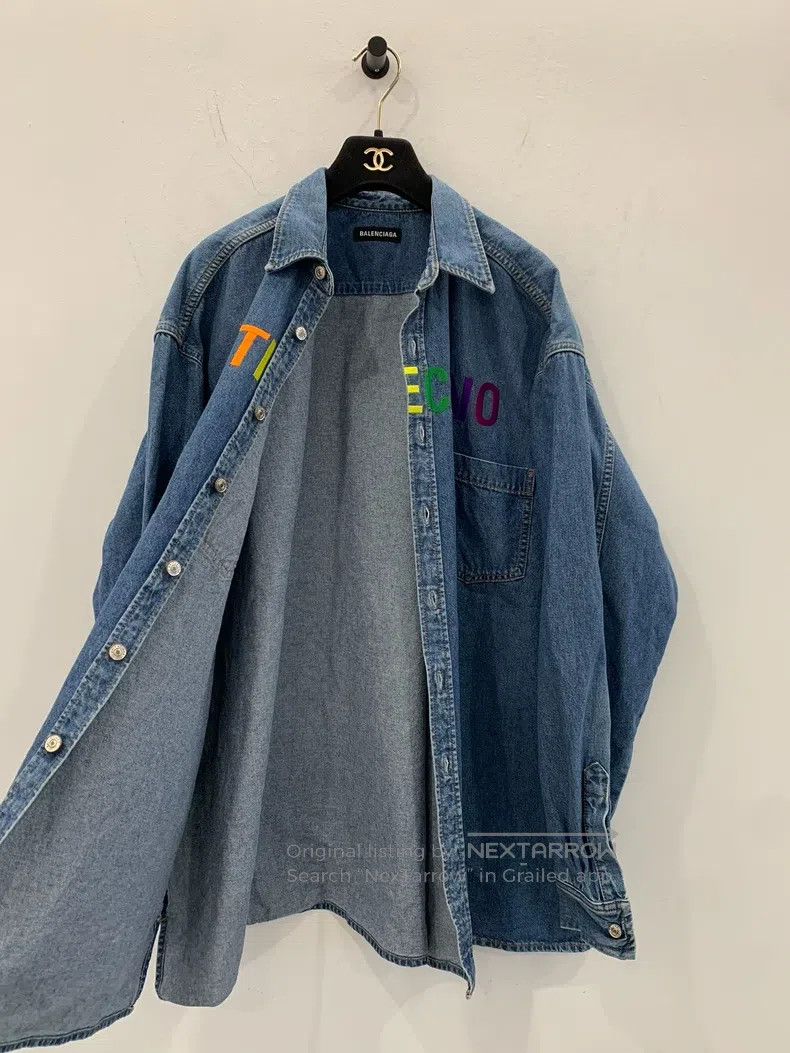 Balenciaga Balenciaga size 37 Colorful Heart Letter Logo Women's Blue Size XS / US 0-2 / IT 36-38 - 3 Thumbnail