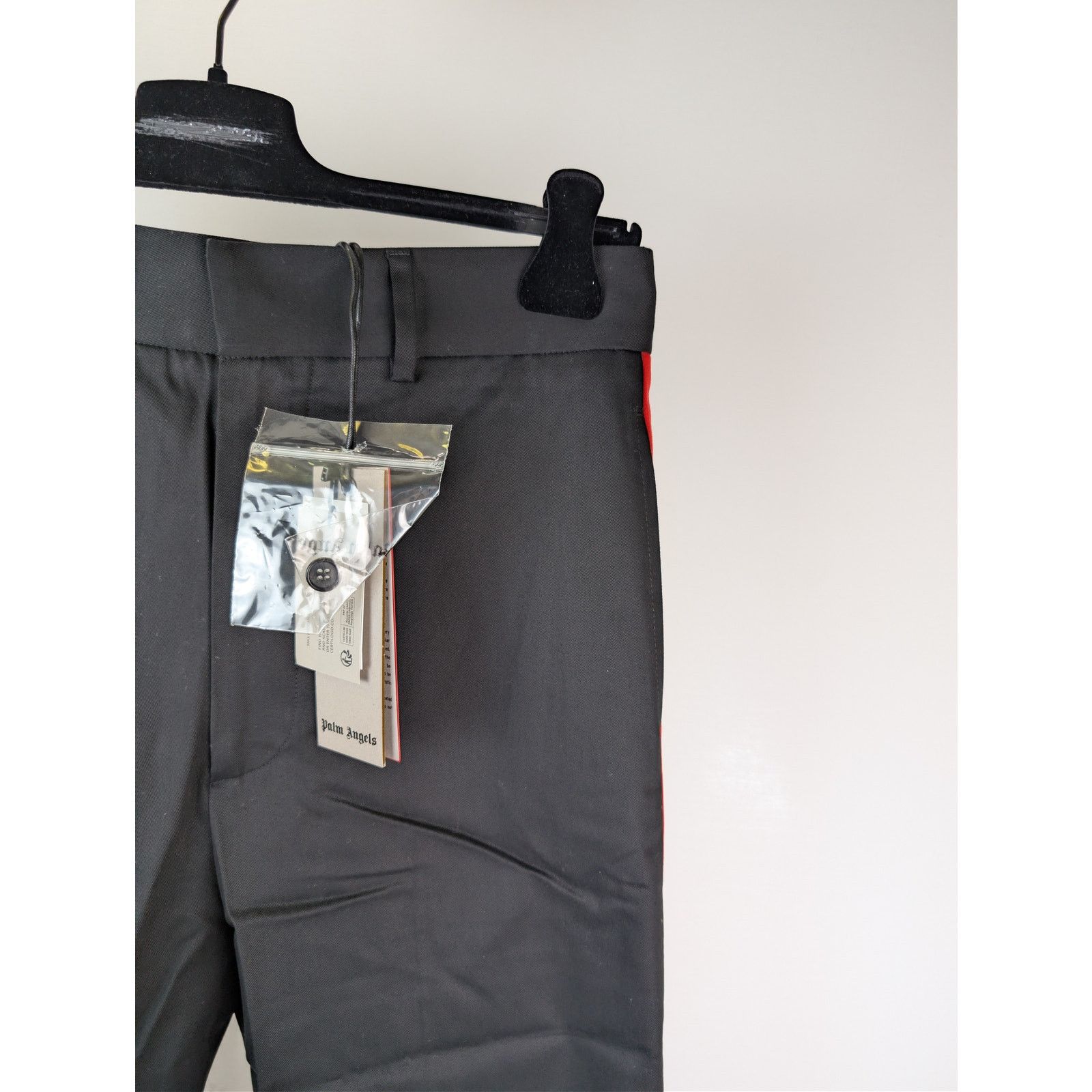 Palm Angels o1rshd1 Racing Chino Pants in Black / Red Size US 32 / EU 48 - 5 Thumbnail