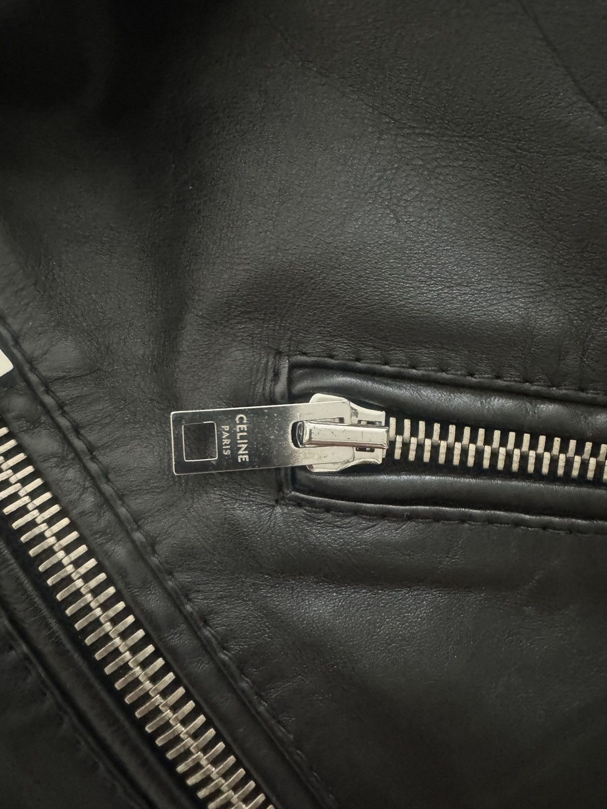 Celine Celine Leather Jacket Size US S / EU 44-46 / 1 - 9 Thumbnail