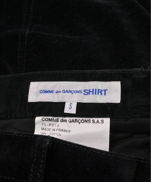 Comme des Garcons SHIRT Cropped Pants Plain Cotton Long Black Size US 33 - 3 Thumbnail