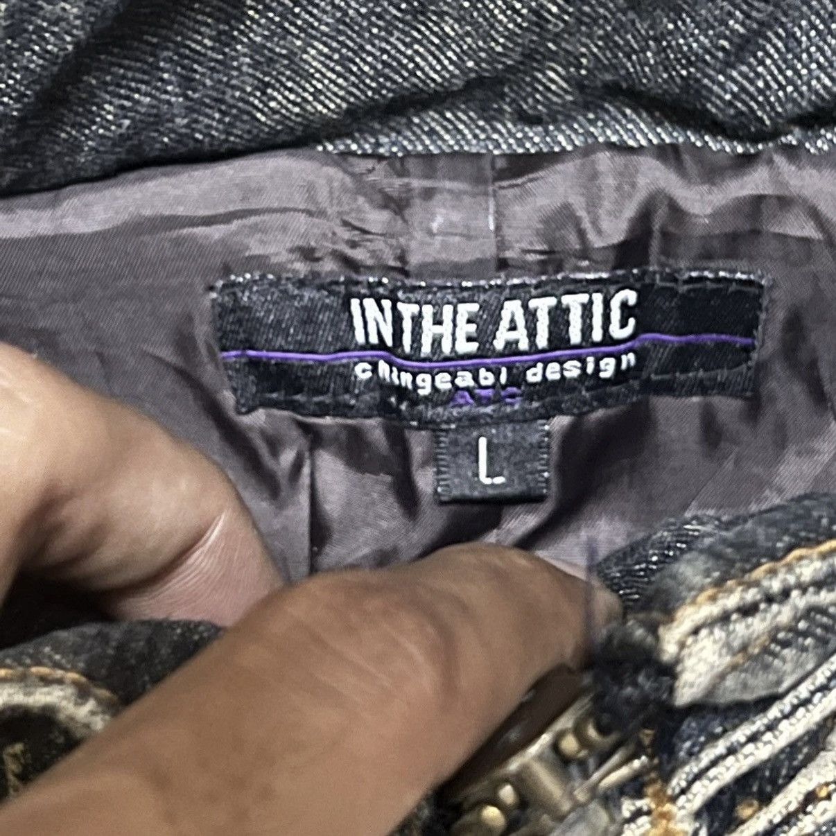 In The Attic In The Attic Punk Bondage Distressed Style Jacket Size US L / EU 52-54 / 3 - 6 Thumbnail
