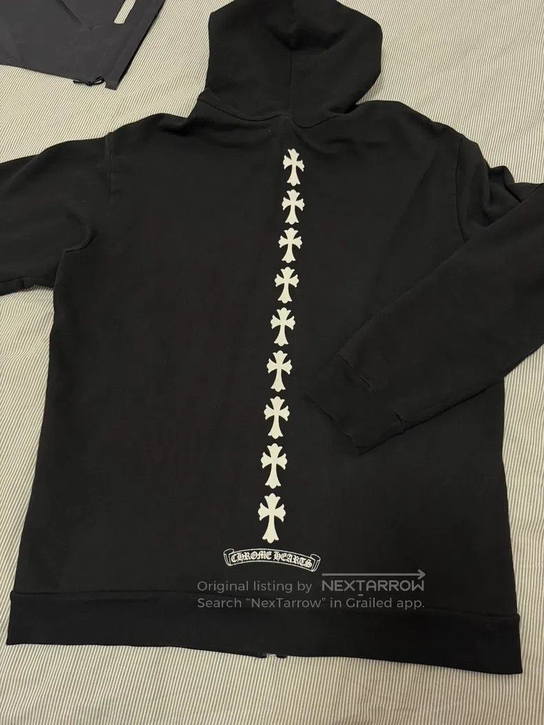 Chrome Hearts CHROME HEARTS Size XXL Black zipper hoodie Size US XXL / EU 58 / 5 - 3 Thumbnail