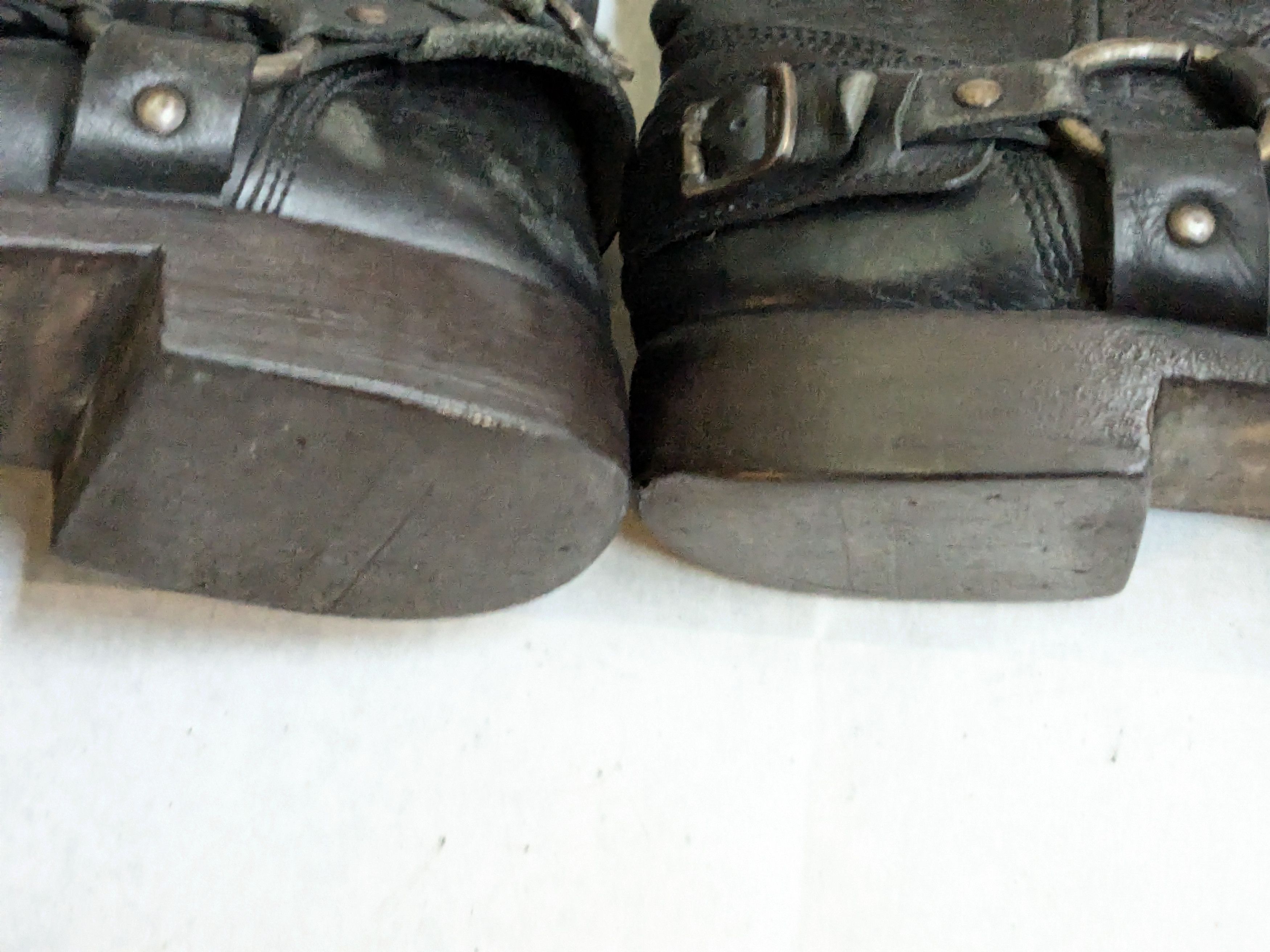 Frye Frye Harness Boots Black 9.5 D Leather Size US 9.5 / EU 42-43 - 18 Thumbnail
