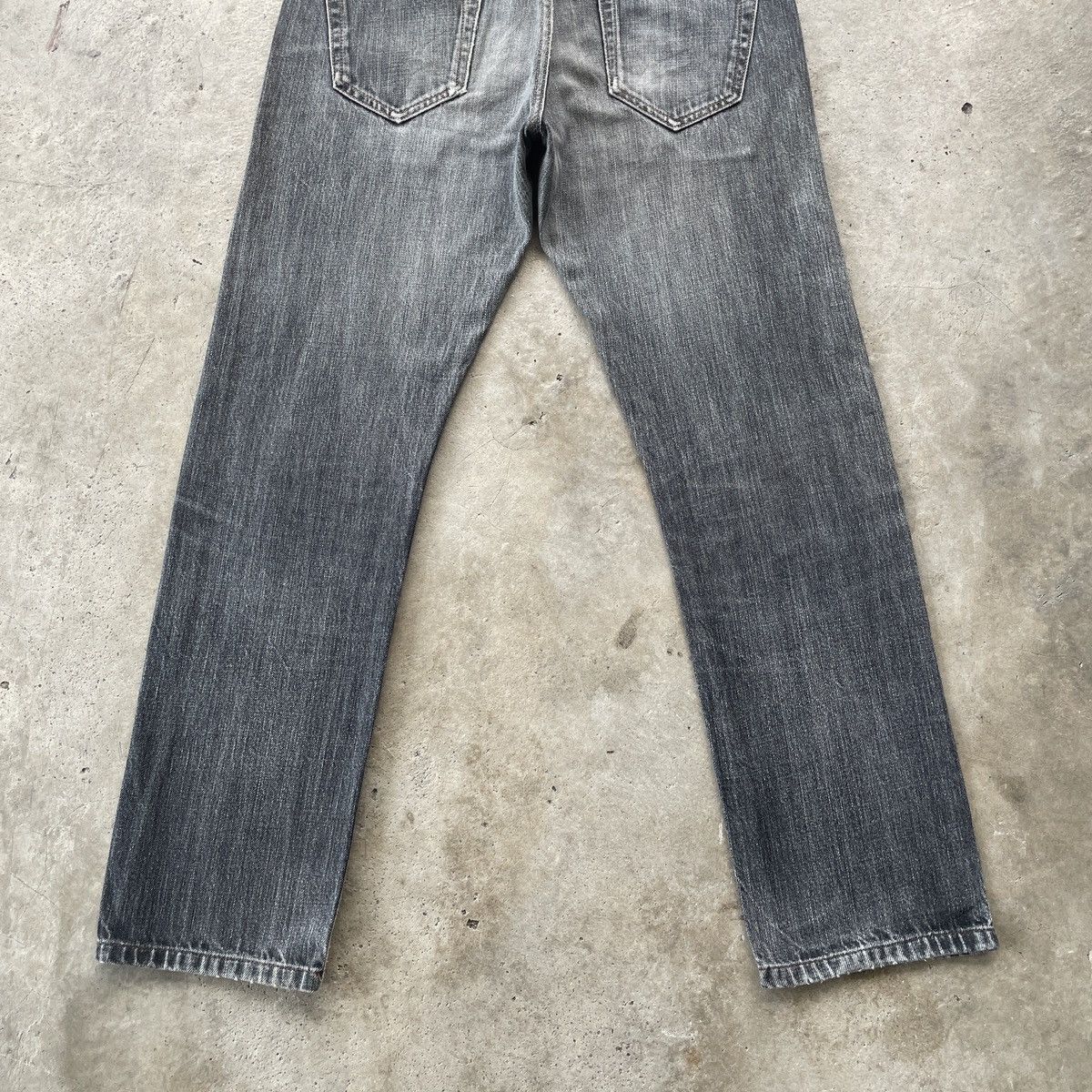Japanese Brand W34 Vintage Japanese Black Faded Jeans Distressed Pants Size US 34 / EU 50 - 10 Thumbnail