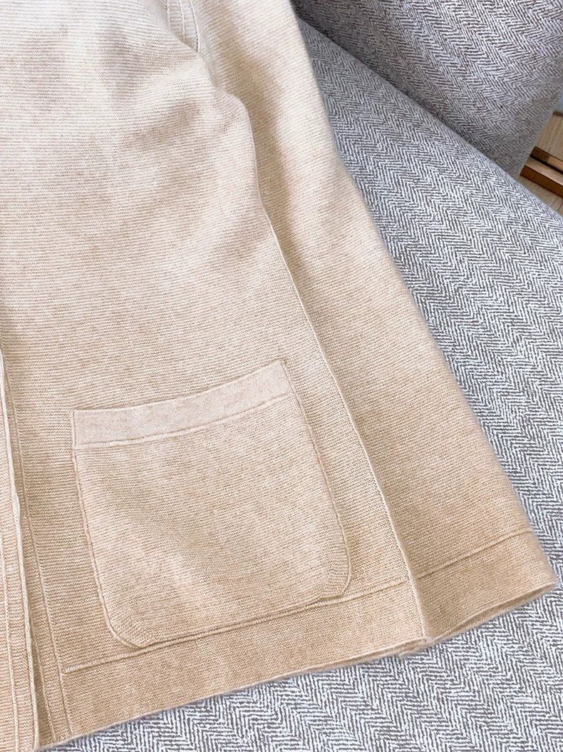 Loro Piana LORO PIANA Pale yellow gradient cashmere cardigan Size M / US 6-8 / IT 42-44 - 5 Thumbnail
