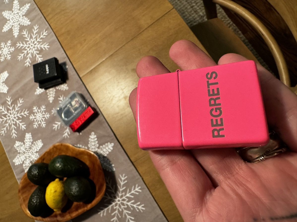 Anti Social Social Club × Zippo Anti Social Social Club Pink Regrets Zippo Lighter Size ONE SIZE - 2 Thumbnail