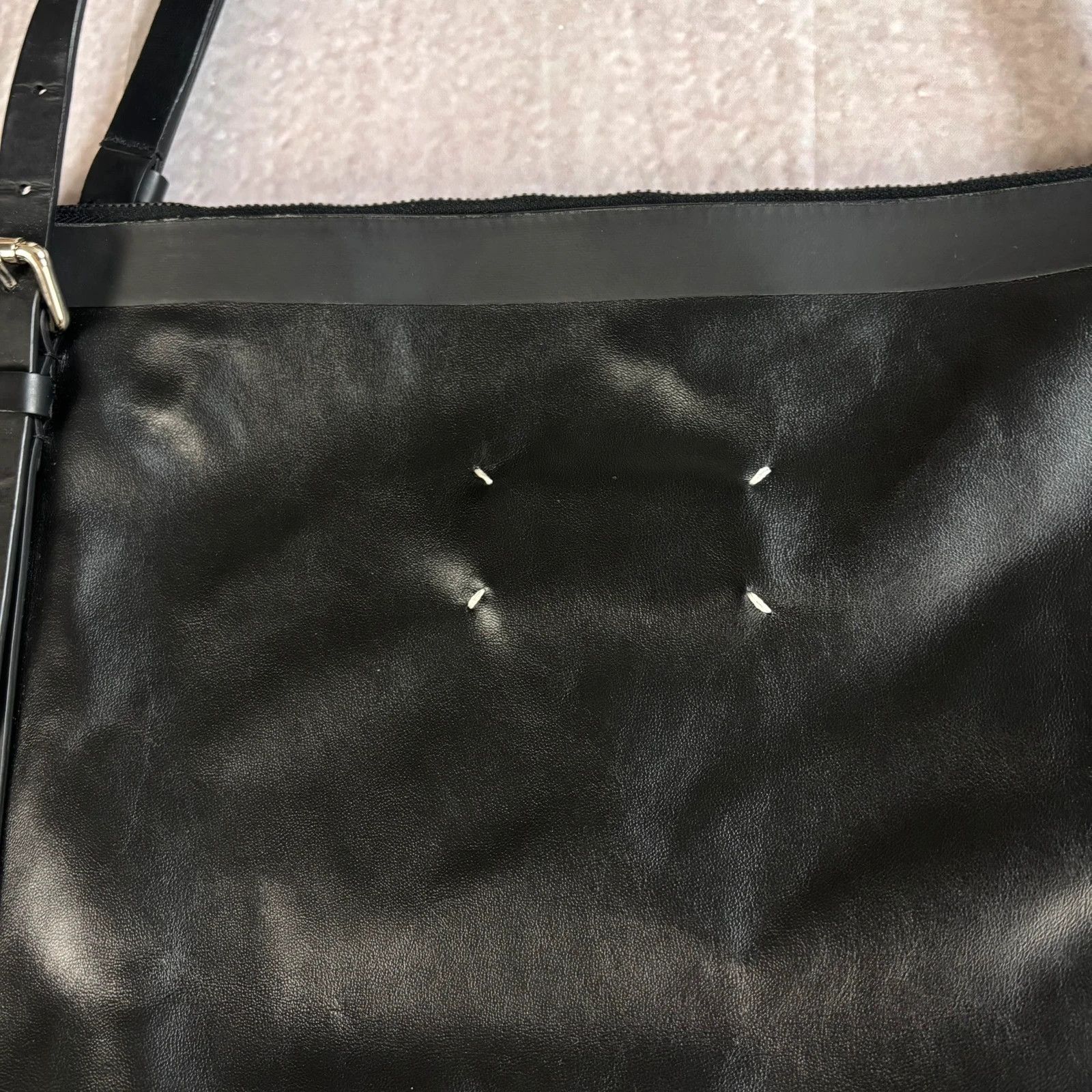 Maison Margiela Maison Margiela calf leather tote bag with pouch Size ONE SIZE - 3 Thumbnail