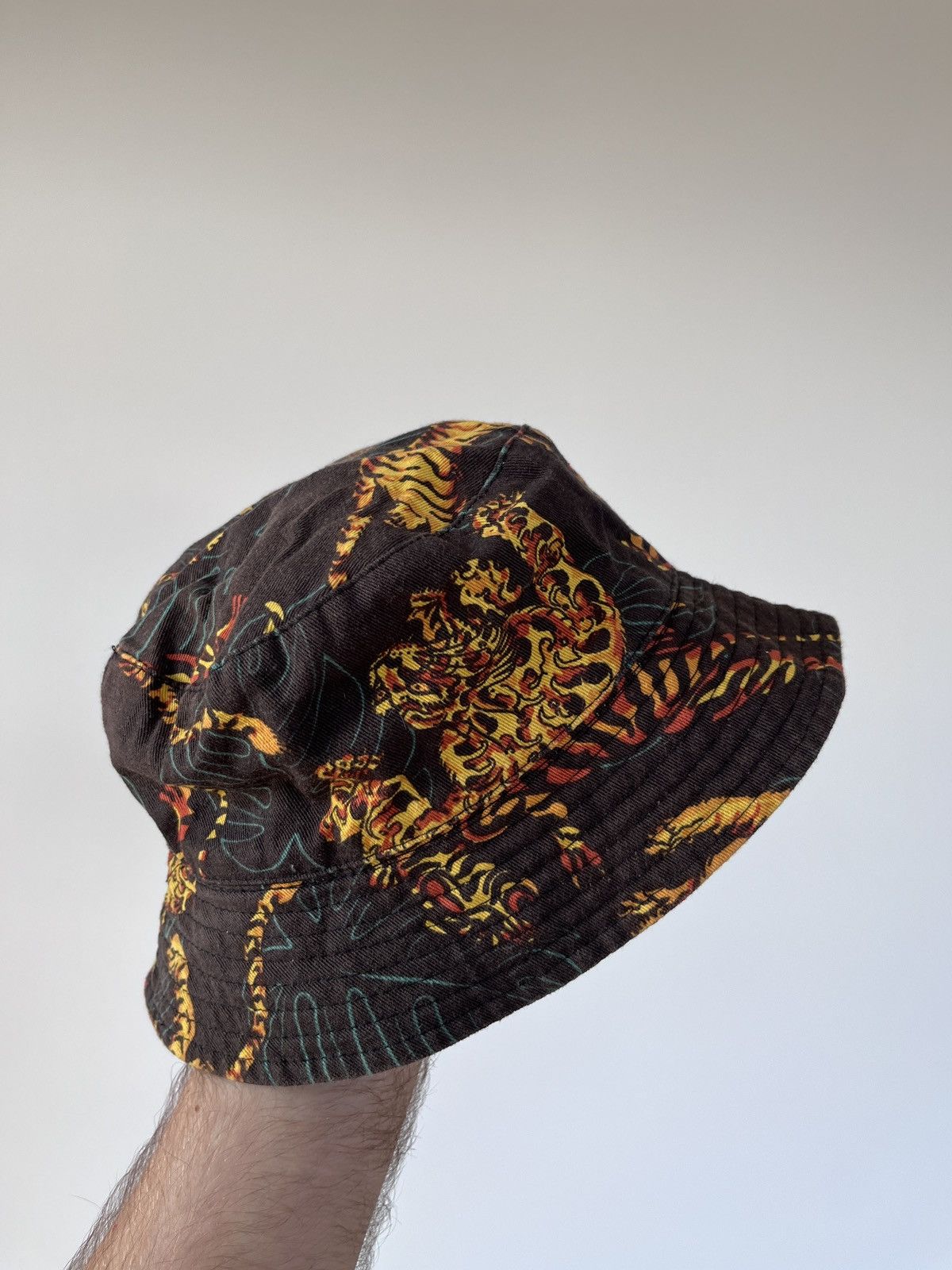 Ed Hardy Ed Hardy Tiger Print Bucket Hat Size ONE SIZE - 1 Thumbnail