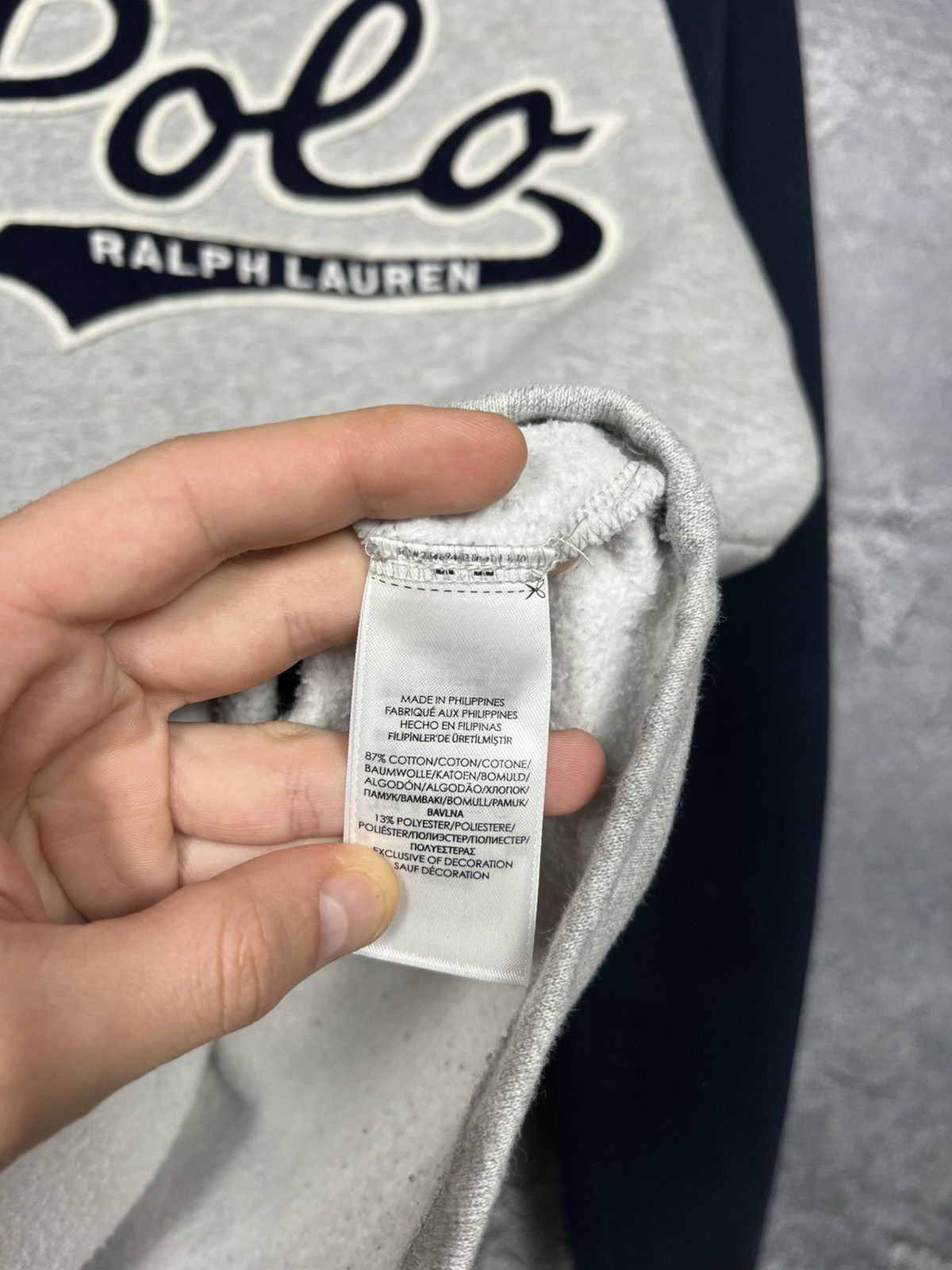 Polo Ralph Lauren Polo Ralph Lauren Baseball Sweatshirt With Big Logo Size S Size US S / EU 44-46 / 1 - 7 Thumbnail