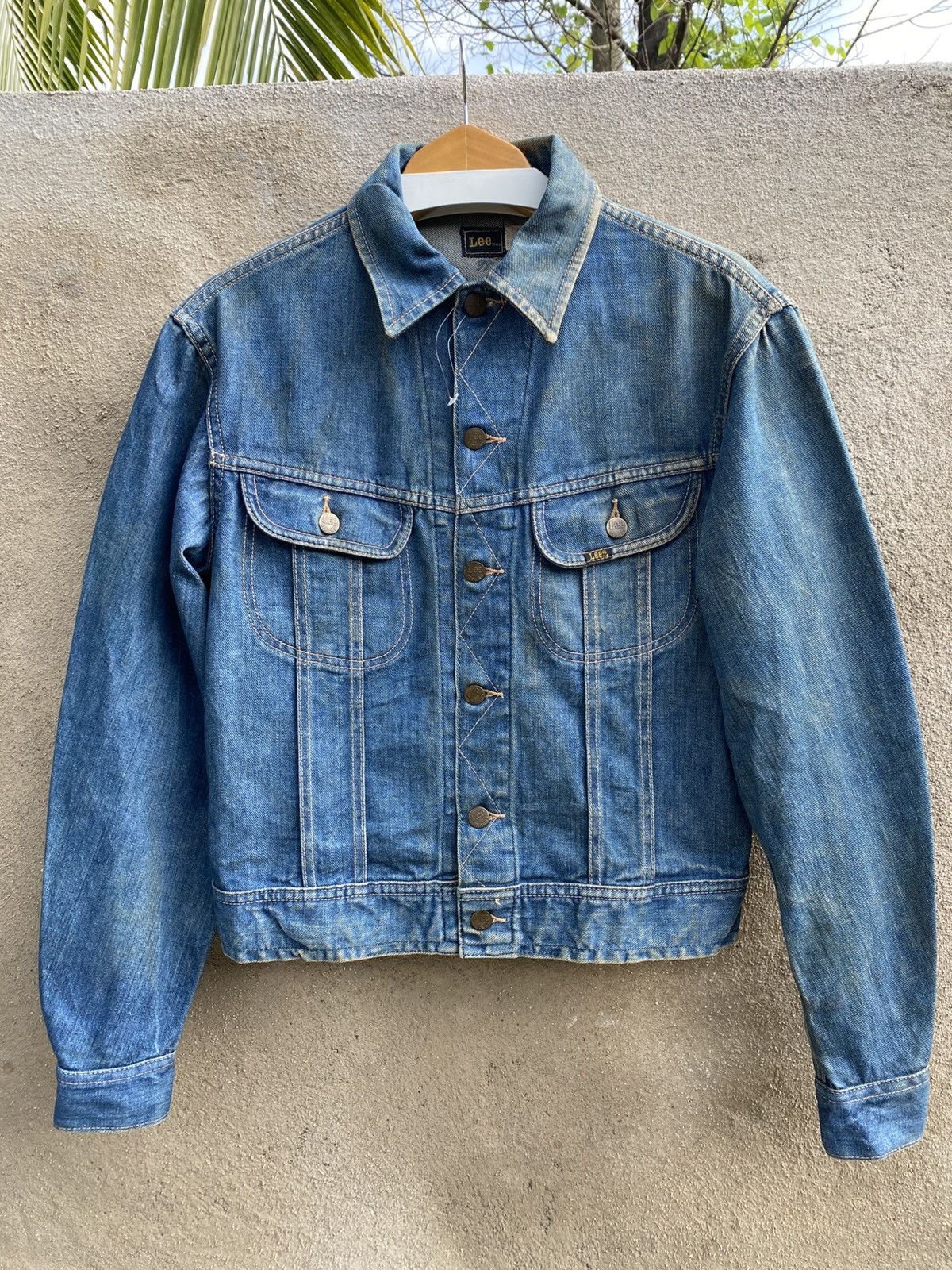 Japanese Brand × Lee × Vintage size medium Vintage lee denim jacket made in USA Size US M / EU 48-50 / 2 - 1 Thumbnail
