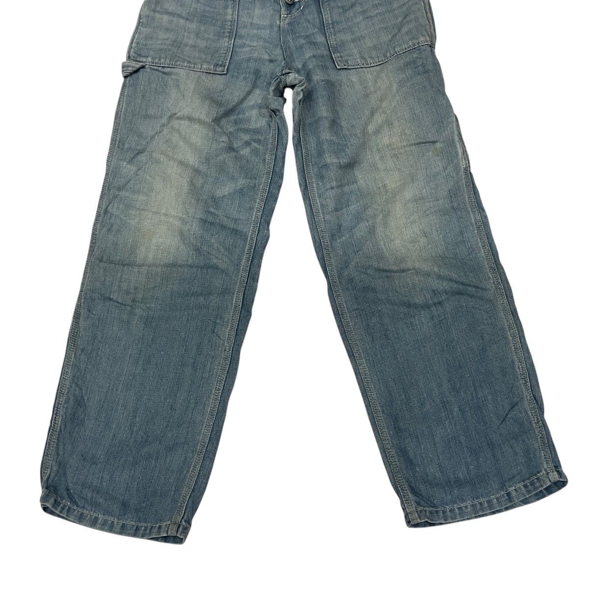 Japanese Brand Vintage Loisir Adieu Tristesse Workwear Denim Size US 33 - 2 Thumbnail