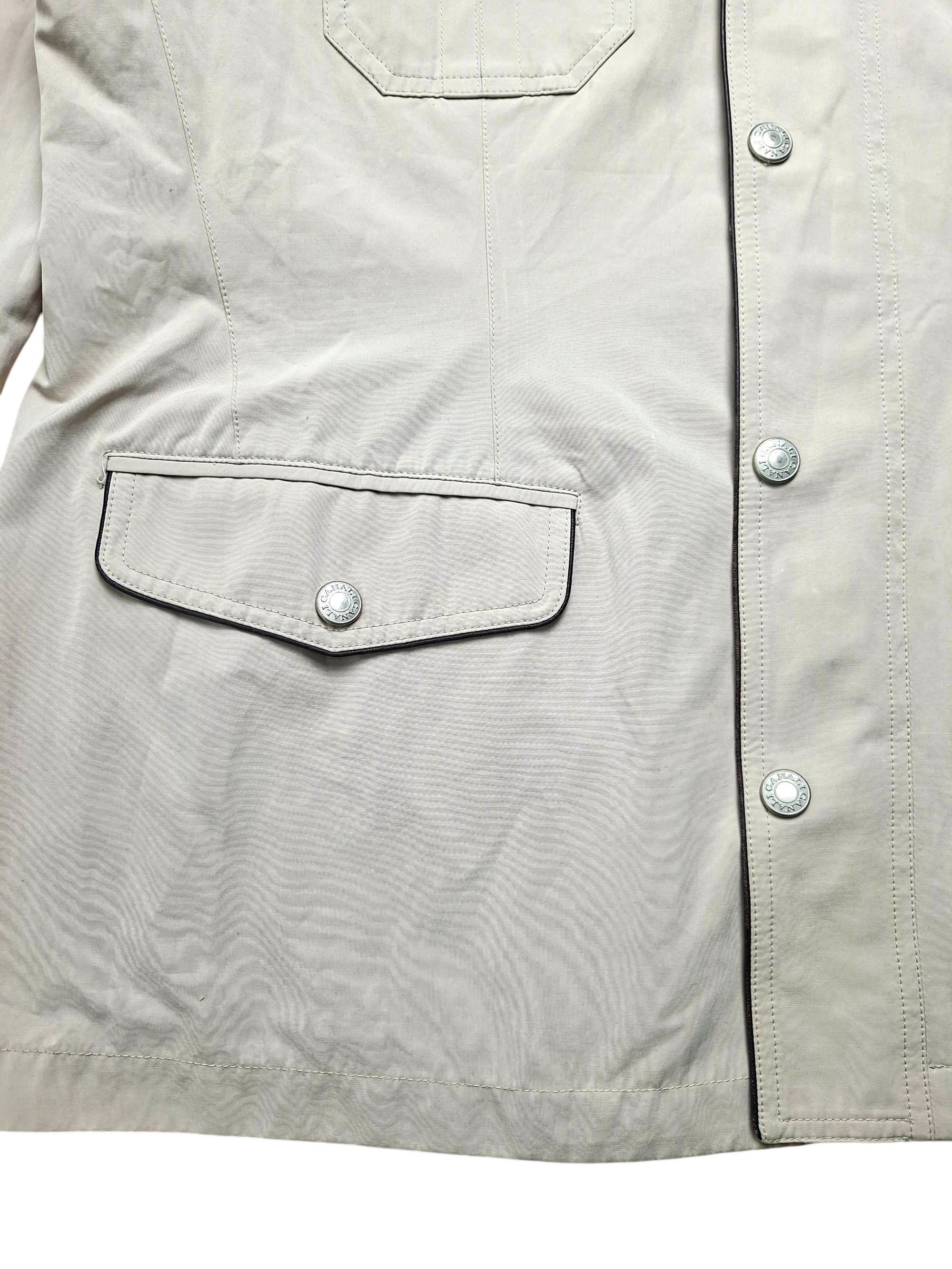 Canali CANALI Rain & Wind Tech Field Jacket Beige L/XL Utility Size US XL / EU 56 / 4 - 4 Thumbnail