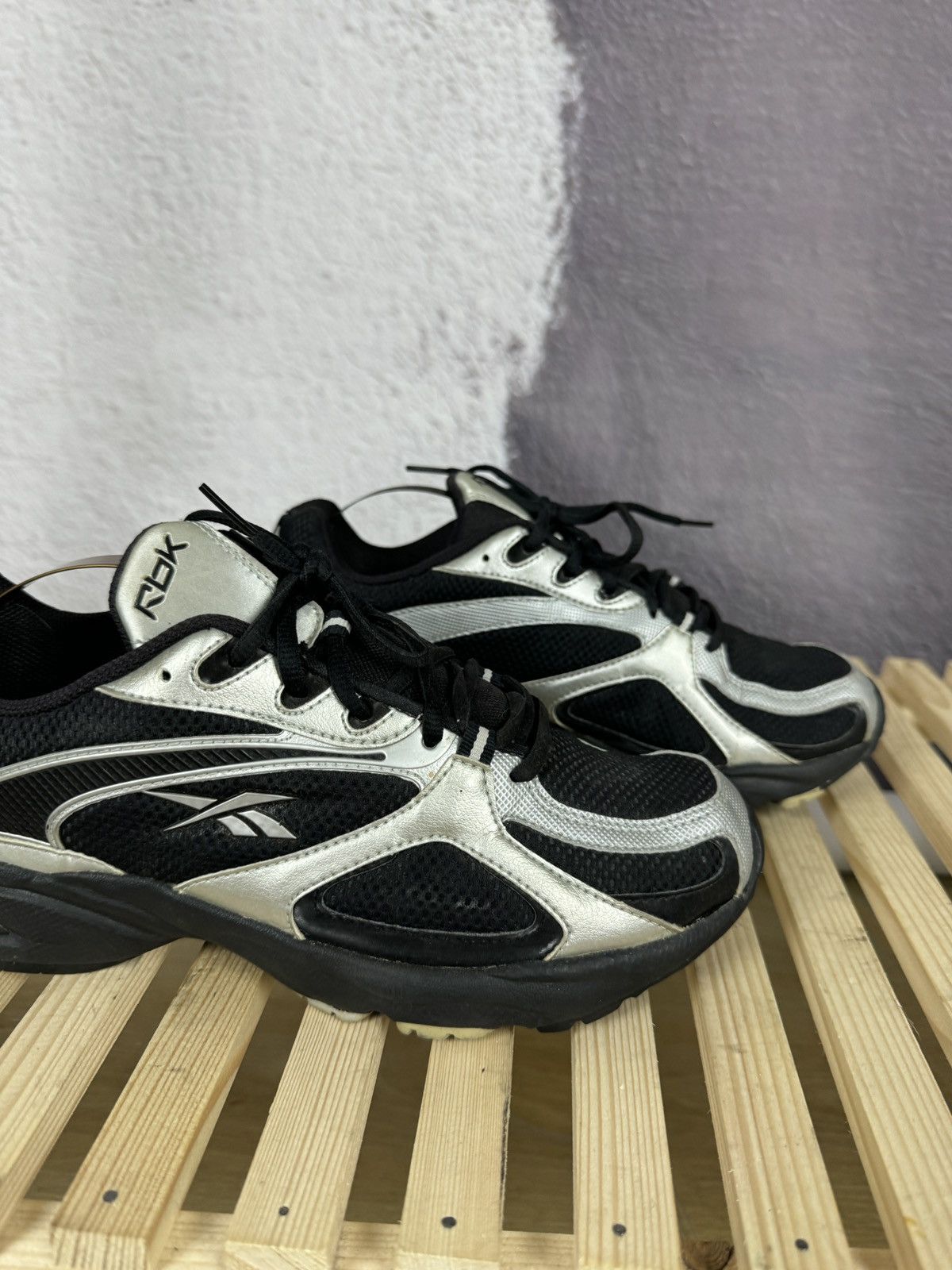 Reebok Reebok Dmx vintage black silver low top sneakers Size US 7.5 / EU 40-41 - 3 Thumbnail