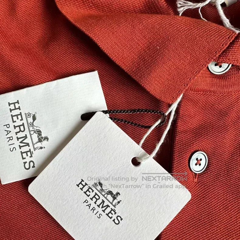 Hermes Hermes Men's polo shirt Size US L / EU 52-54 / 3 - 5 Thumbnail