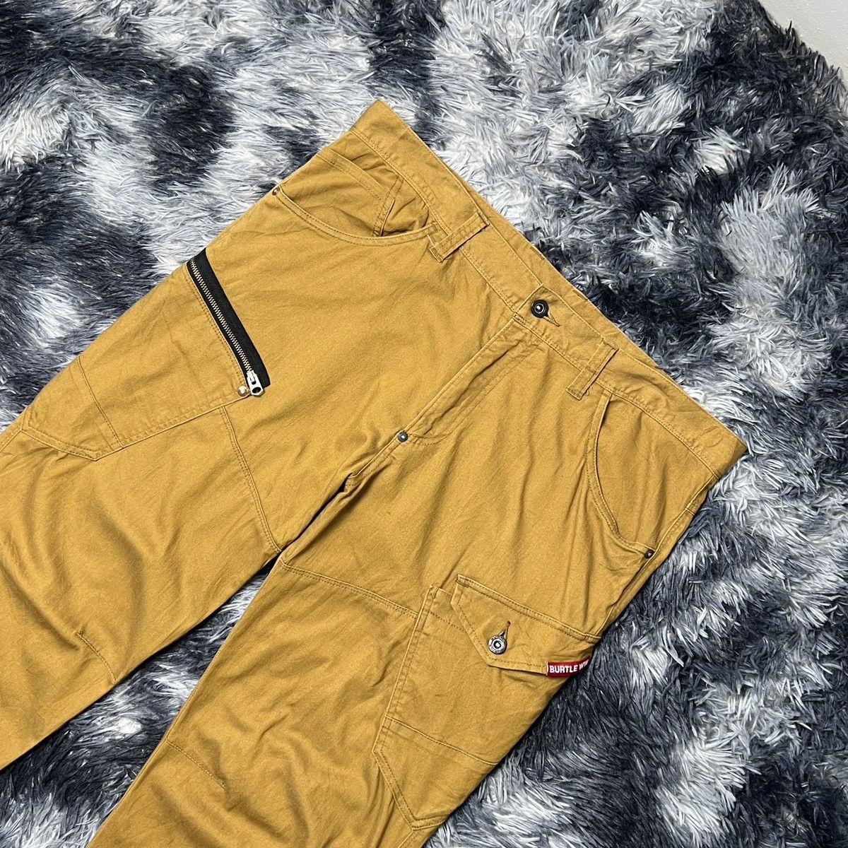 Japanese Brand Burtle Cordura Fabric Workwear Cargo Pants Size US 37 - 3 Thumbnail