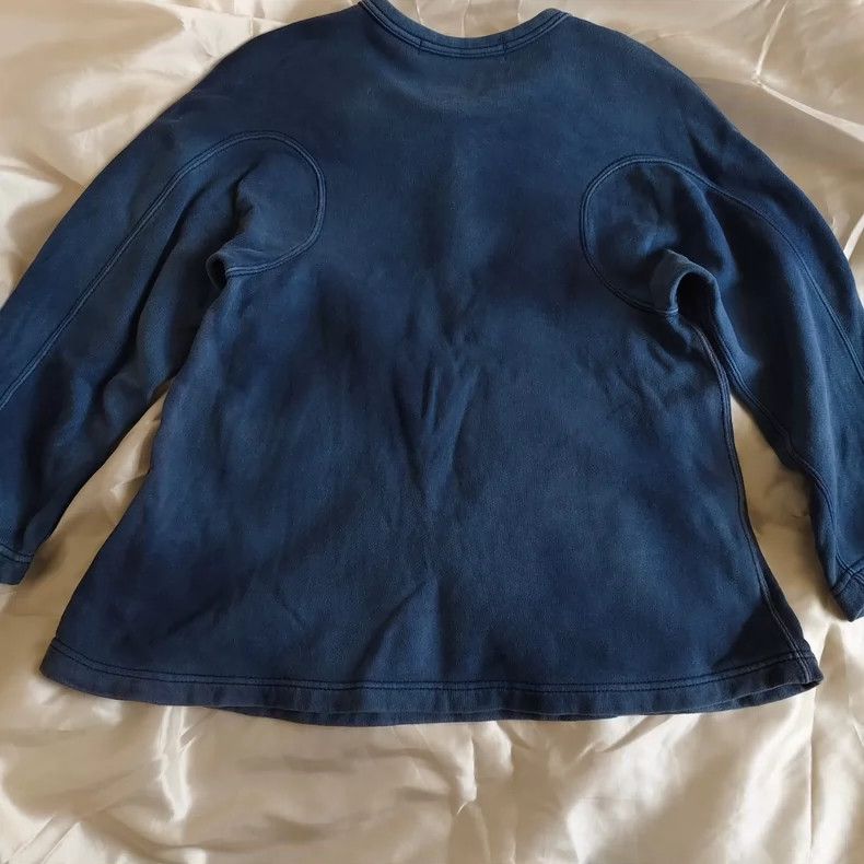 Comme des Garcons Comme Des Garcons Navy blue decolorized hoodie 2503-Nextarr Size XS / US 0-2 / IT 36-38 - 2 Thumbnail