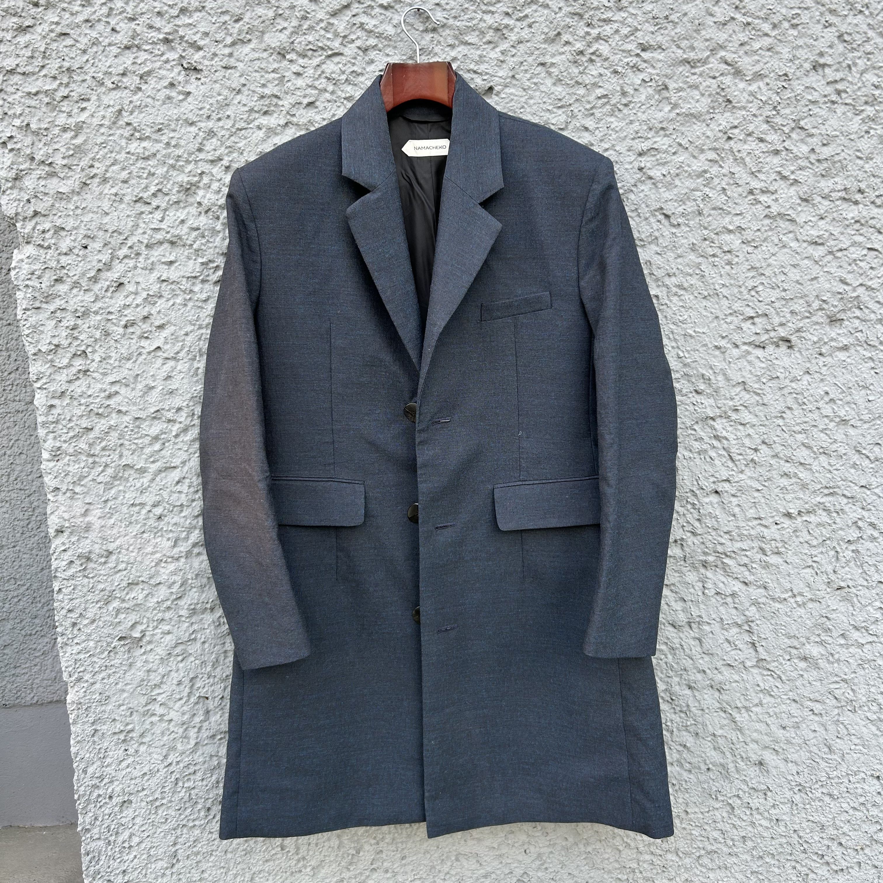Namacheko Namacheko Blue Coat Jacket Patchwork Detailing Size US L / EU 52-54 / 3 - 2 Thumbnail