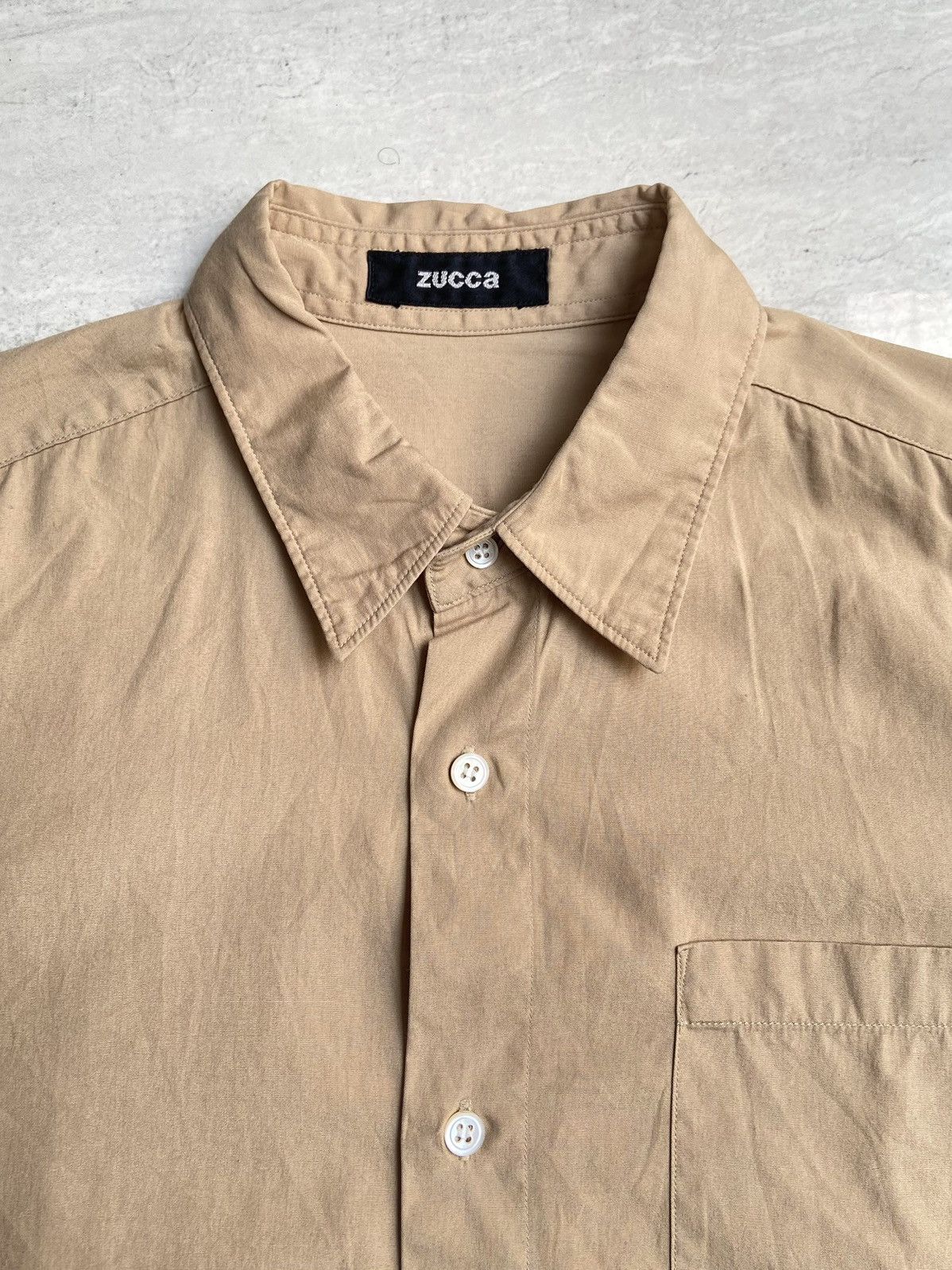 Issey Miyake × Zucca ZUCCA Brown Shirt Size US XS / EU 42 / 0 - 10 Thumbnail
