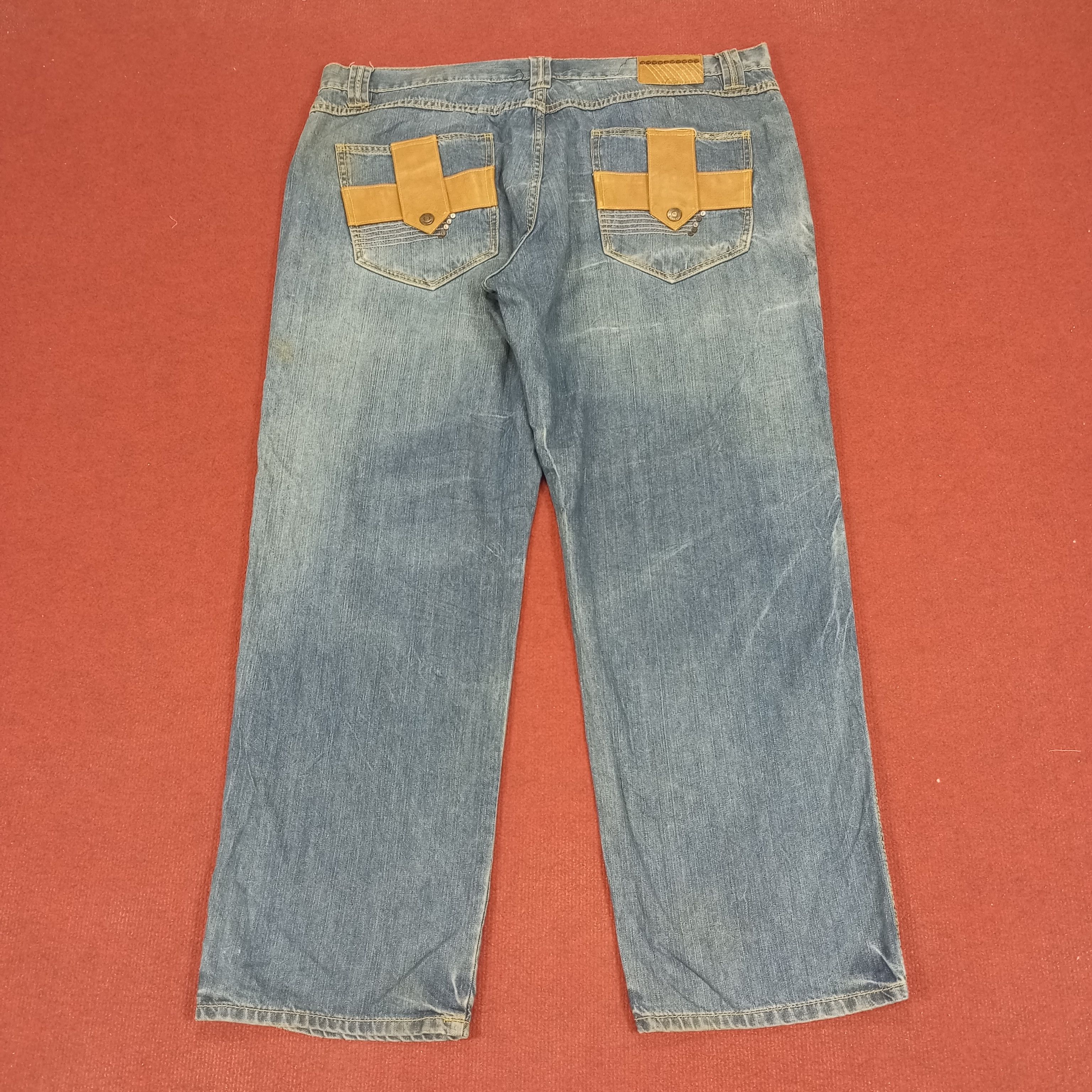 Pelle Pelle × Vintage Pelle Pelle Denim Co. Streetwear Style Jeans Big Size Size US 42 / EU 58 - 1 Thumbnail