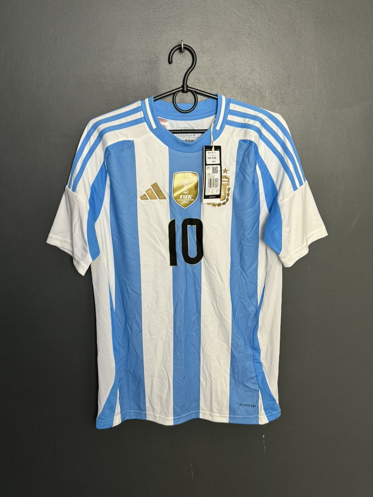 Adidas KIDS New Argentina 2024 Home Messi Football Jersey T-Shirt Size US XS / EU 42 / 0 - 2 Thumbnail
