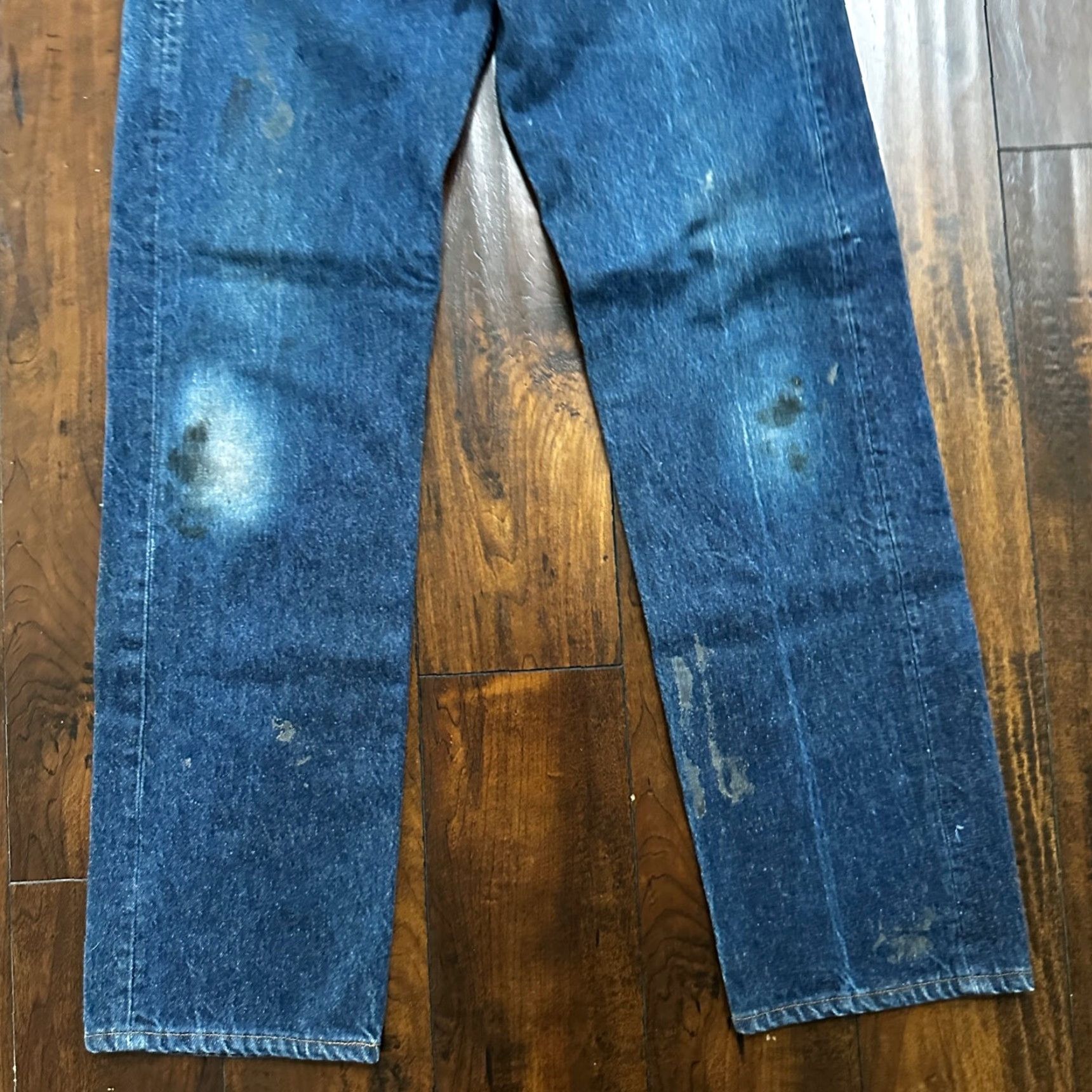 Levi's VINTAGE Levi's 501 Jeans Button Fly 33x36 USA Tag Blue Straight 90s Mens Pants Regular Jeans Size US 33 - 3 Thumbnail