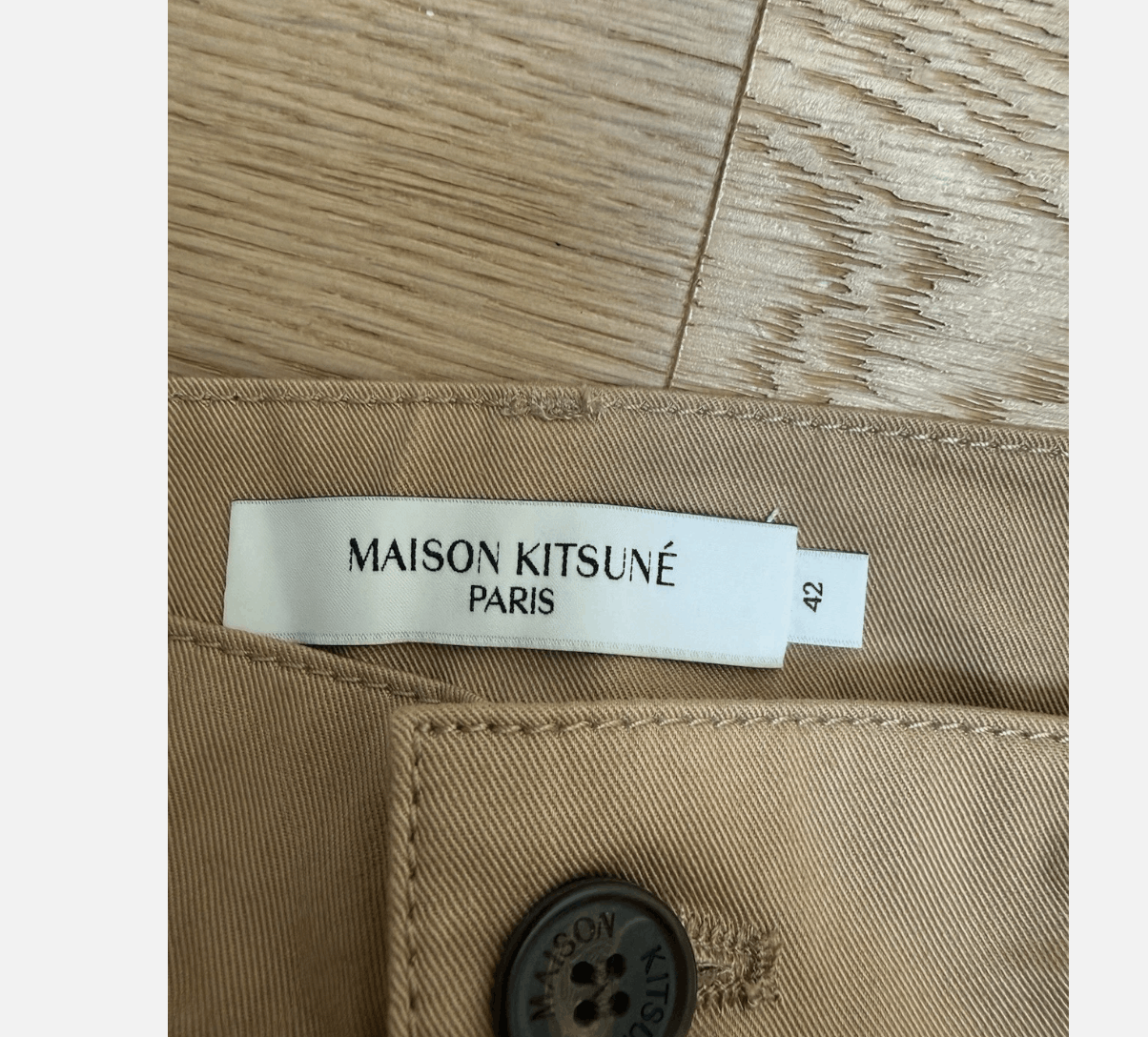 Maison Kitsune Maison Kitsuné NWT classic straight-leg trouser pants 42 31” Size US 31 - 5 Thumbnail