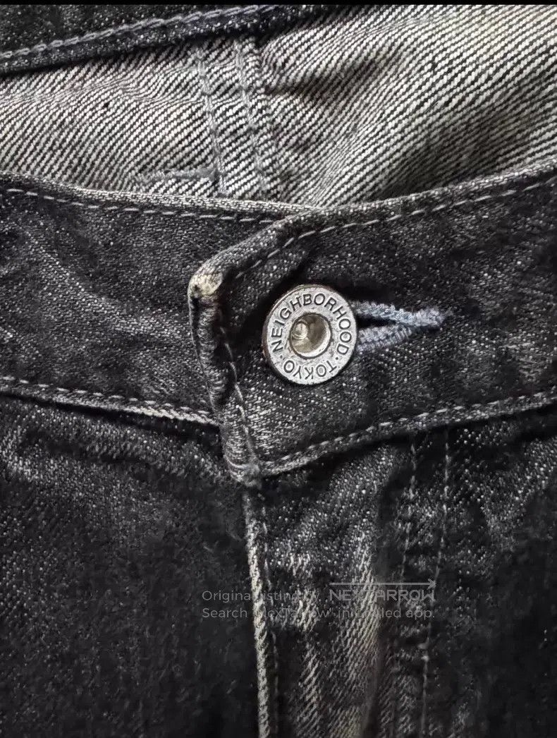 Neighborhood Neighborhood size M Washed Distressed Cut Denim Pants Size US 27 - 5 Thumbnail