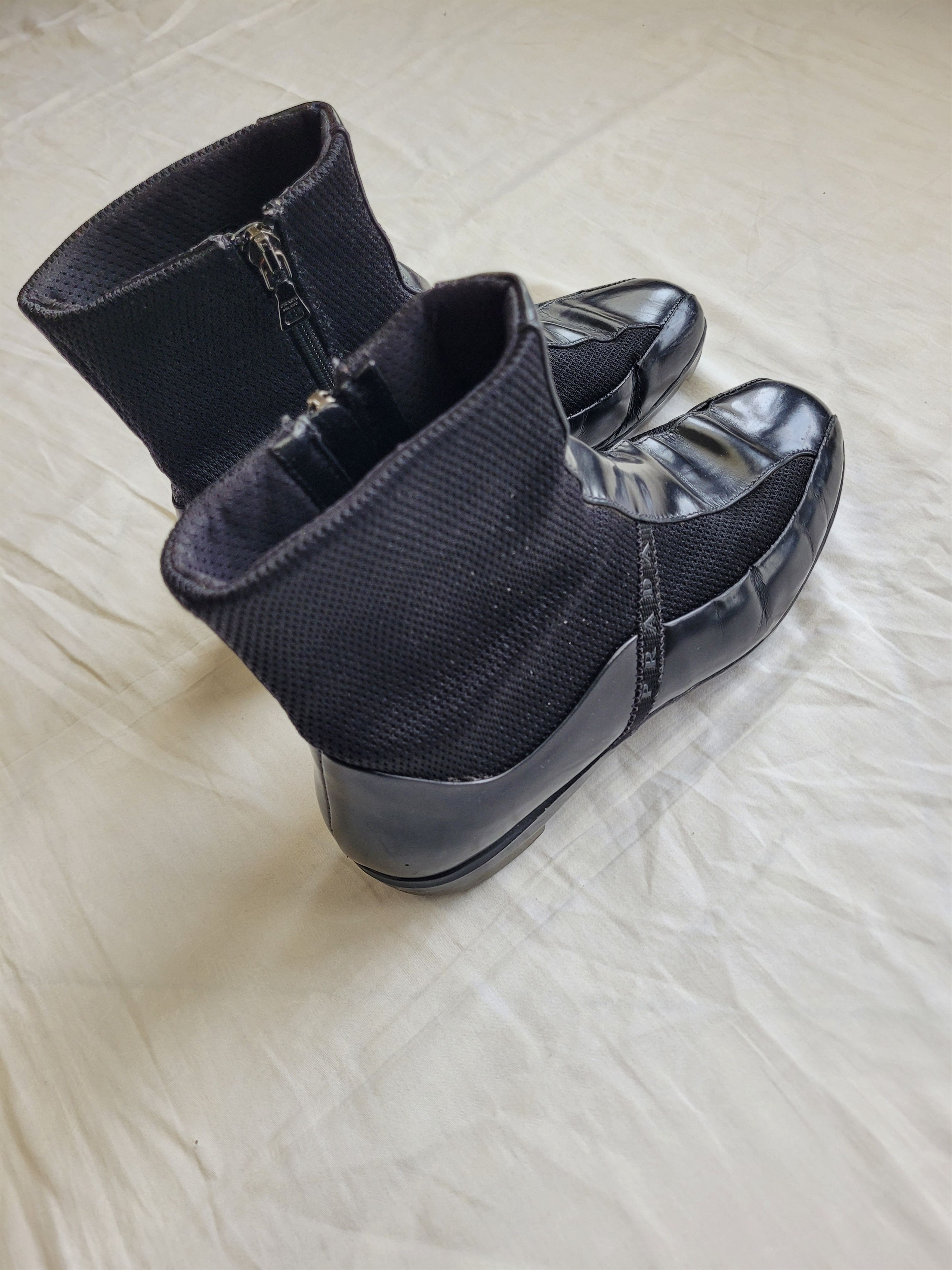 Prada Prada Sport early2000s avantgarde biker boots Size US 7 / IT 37 - 6 Thumbnail