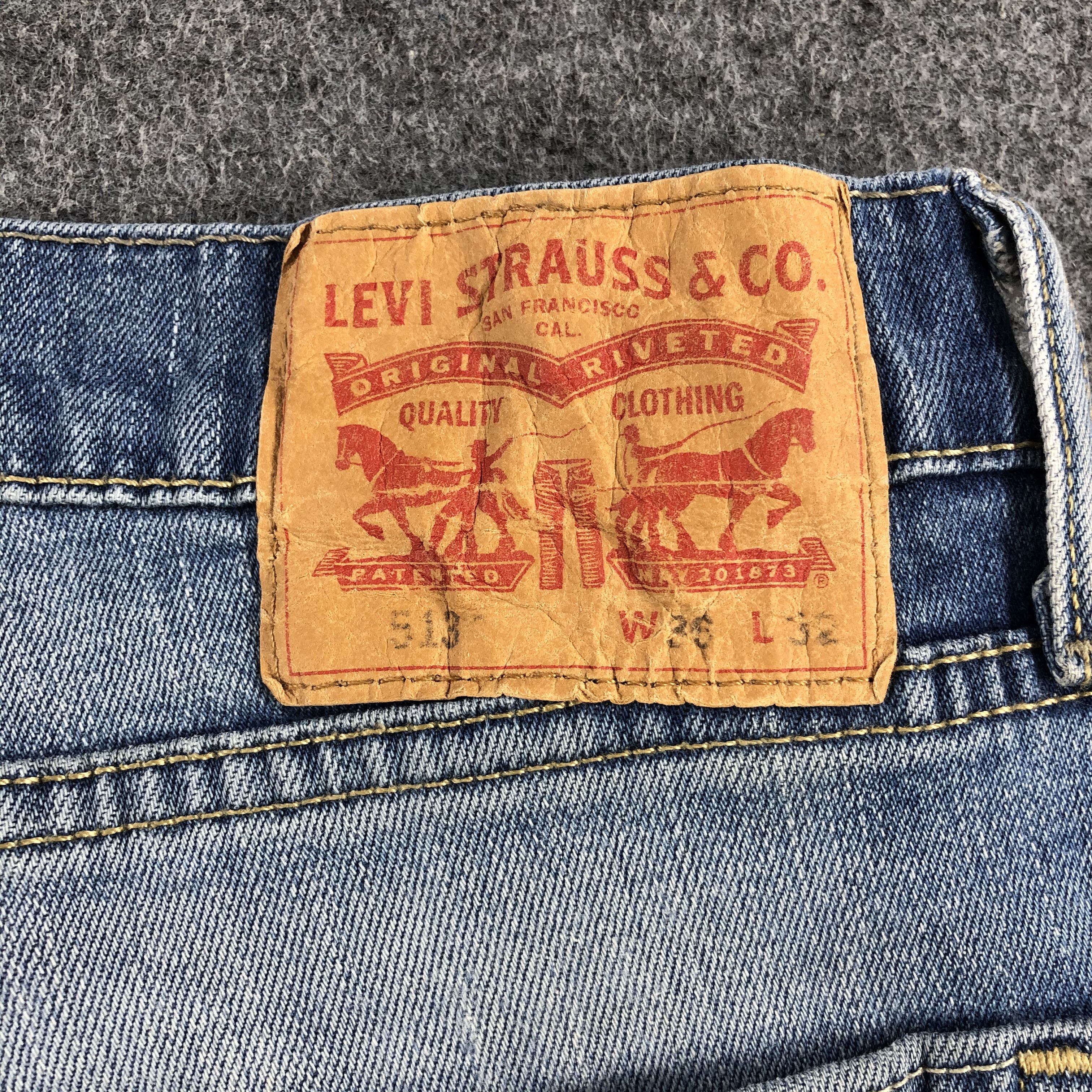 Levi's Vintage Blue Wash Levis 513 Jeans-J1718 Size US 35 - 5 Thumbnail