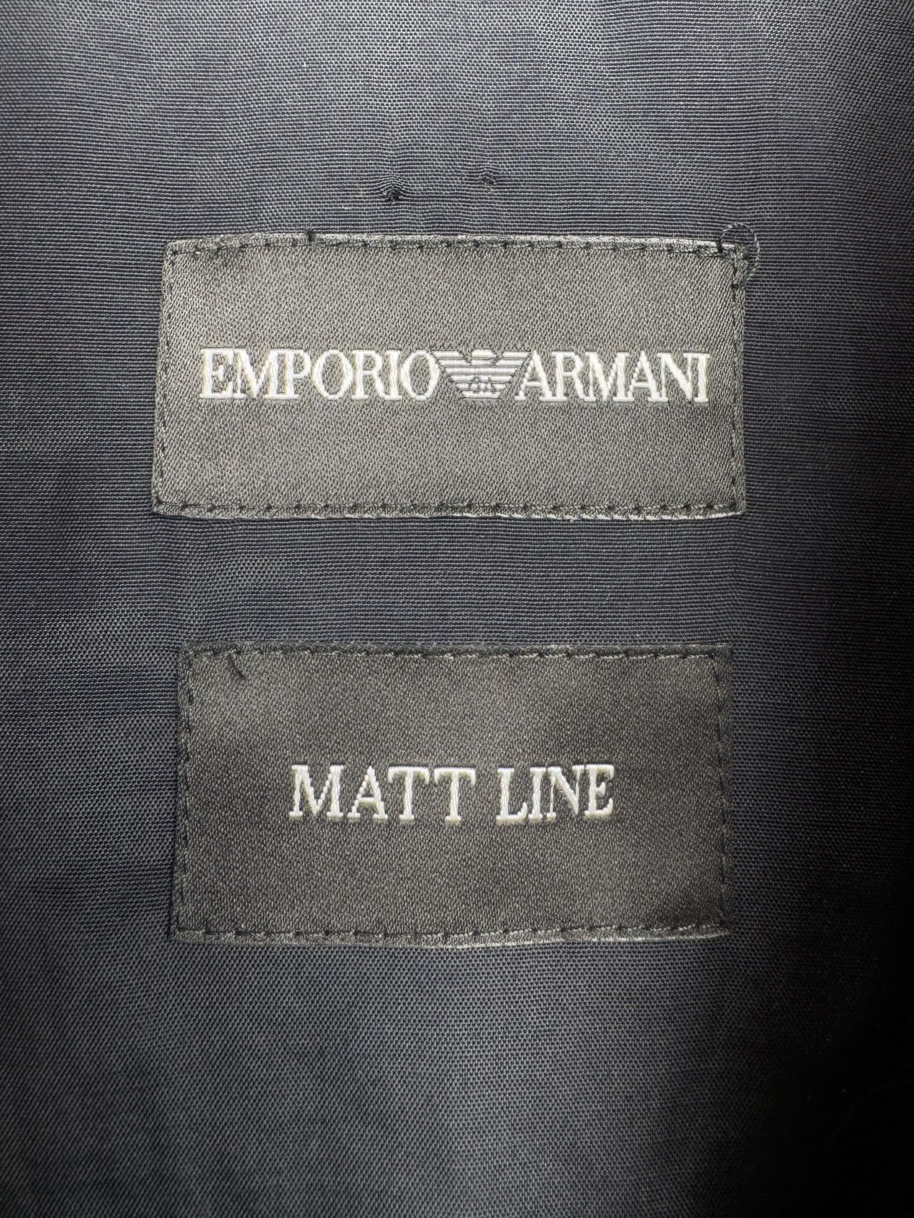 Emporio Armani Emporio Armani Matt Line Charocal grey Suit Vest Tailoring Size 38R - 7 Thumbnail