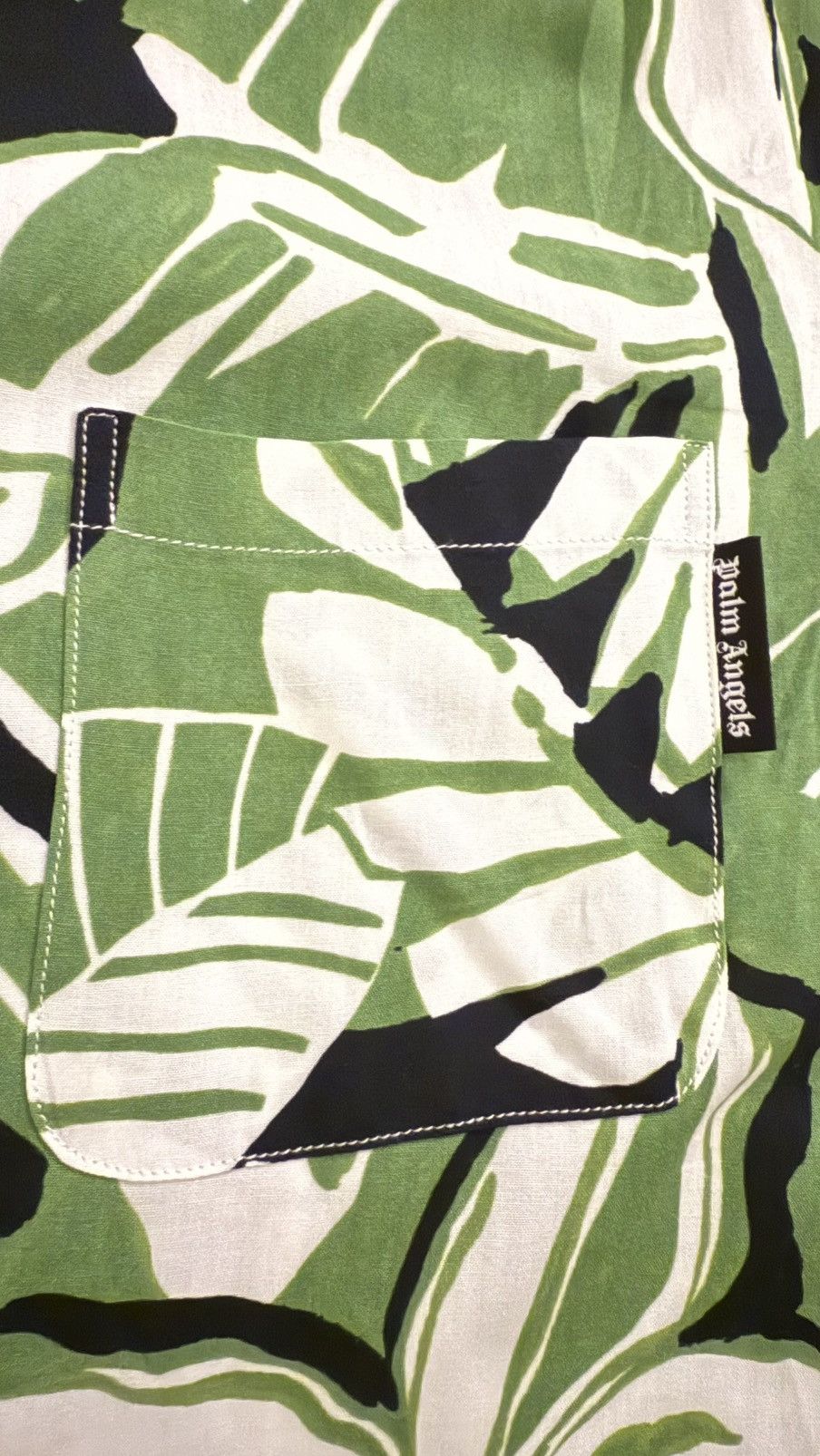 Palm Angels Palm Angels Macro Hibiscus Floral Print Short-Sleeved Shirt Size US M / EU 48-50 / 2 - 11 Thumbnail