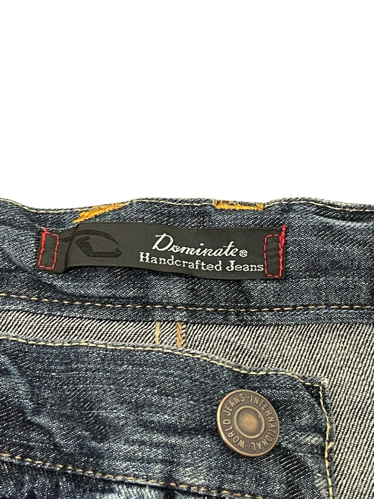 Japanese Brand Double Waist Jeans Dominate Dior Chrome hearts erd 2🟦7 Size US 32 / EU 48 - 15 Thumbnail