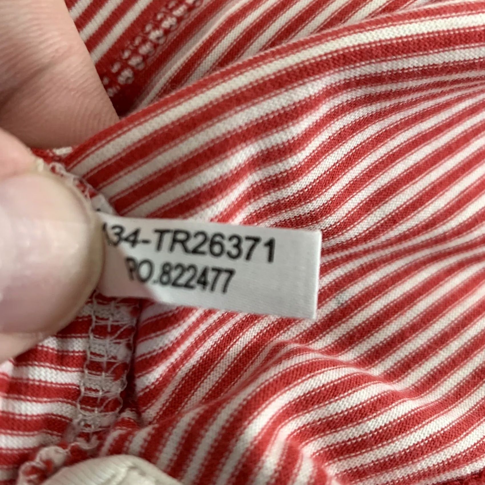 Tommy Bahama Tommy Bahama RELAX Shirt Polo Striped Simple Casual Short Sleeve Mens M Orange 100% Cotton Pocket Relaxed Fit Size US M / EU 48-50 / 2 - 6 Thumbnail
