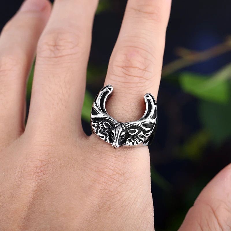 Japanese Brand × Jewelry × Vintage Deer Head Ring Size ONE SIZE - 6 Thumbnail