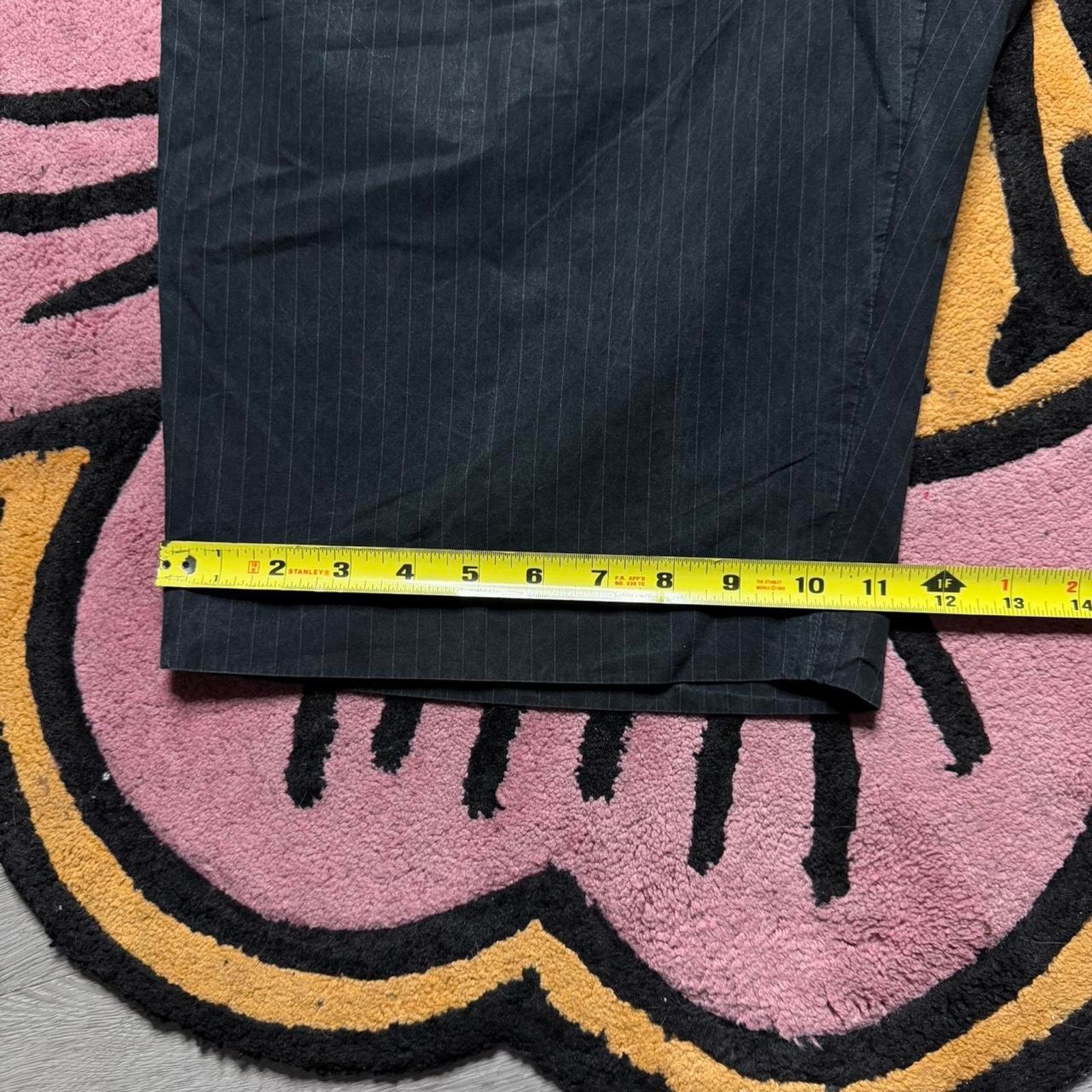 Polo Ralph Lauren × Ralph Lauren Polo Ralph Lauren Pinstripe Chino Shorts Size 36 Black Size US 36 / EU 52 - 6 Thumbnail