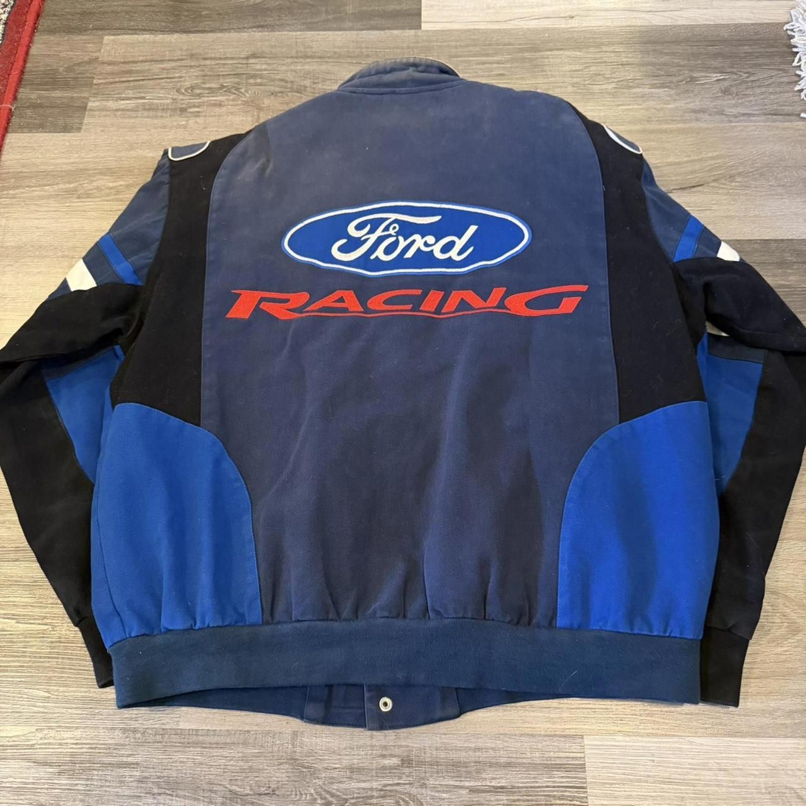 JH Design vintage JH designs ford racing bomber jacket 90s/00s XL Size US XL / EU 56 / 4 - 5 Thumbnail