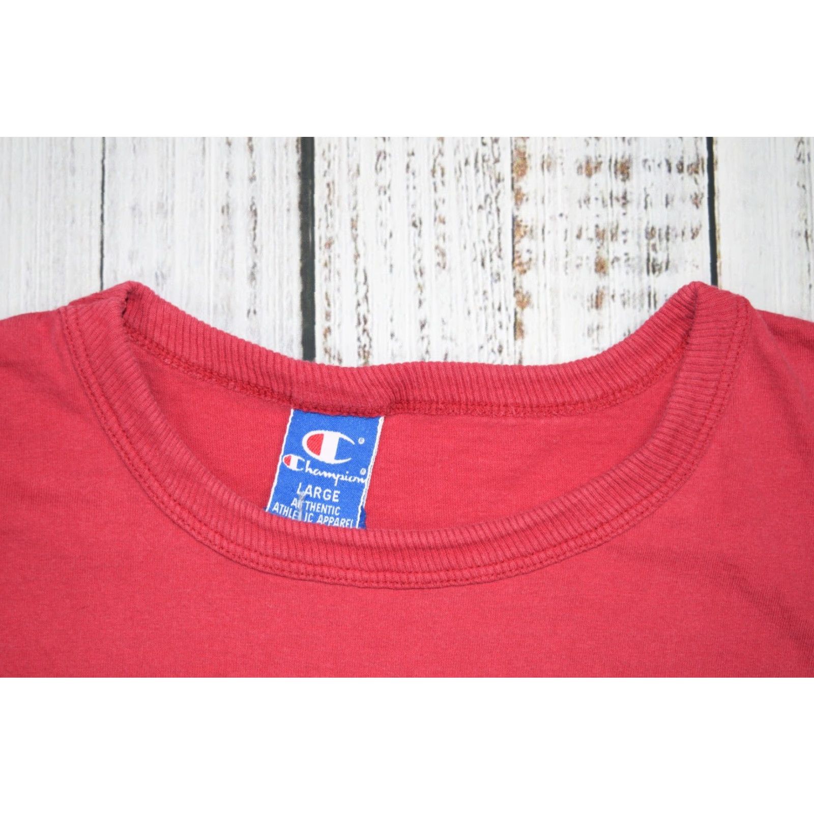 Champion VINTAGE Champion USA Red Shirt T-Shirt Men's Regular Fit L 90s Concert Graphic None Mens Size US L / EU 52-54 / 3 - 3 Thumbnail