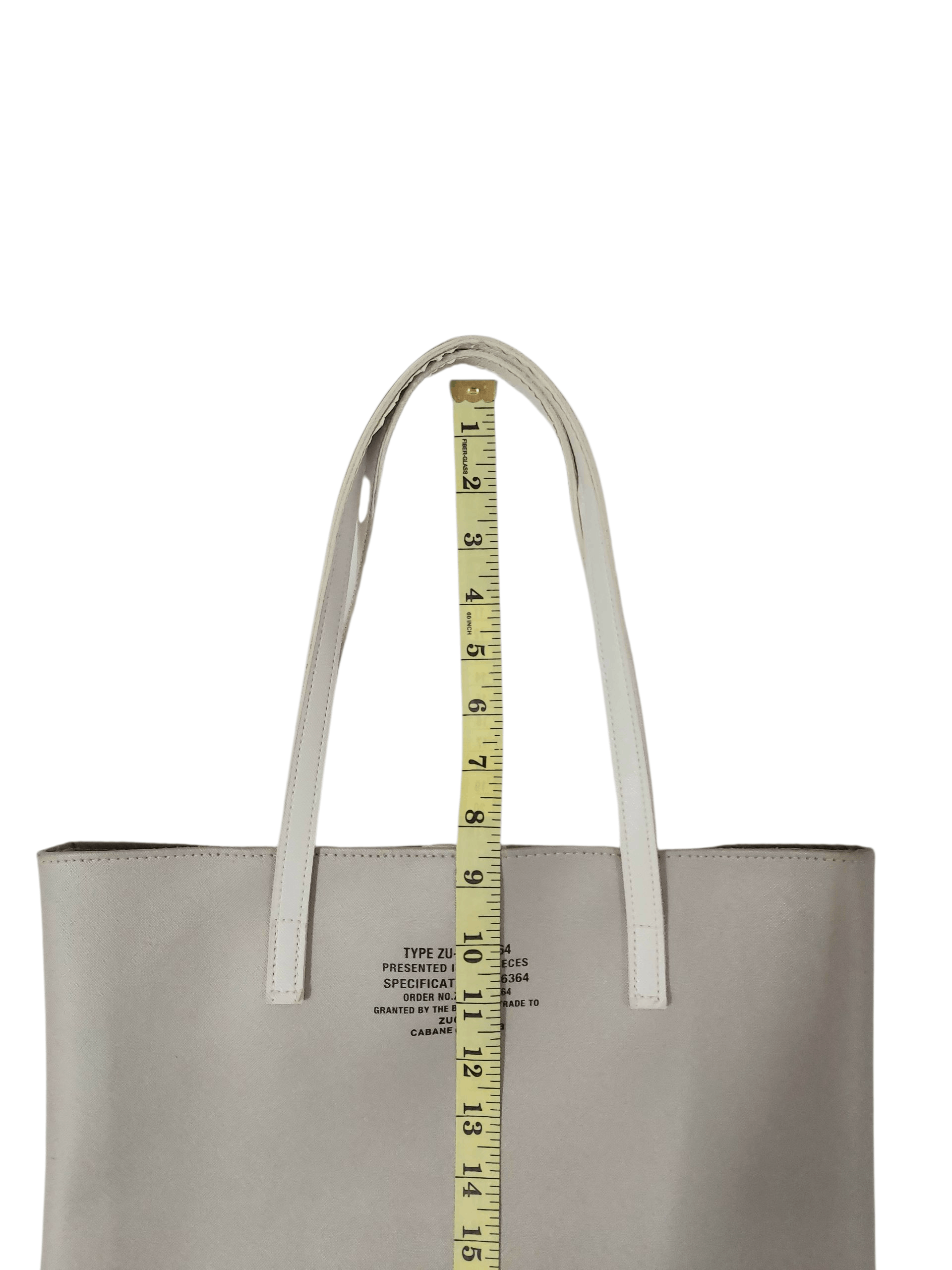 CABANE de ZUCCa Cabane De Zucca Classic Structured Faux-Leather Tote Bag Size ONE SIZE - 10 Thumbnail